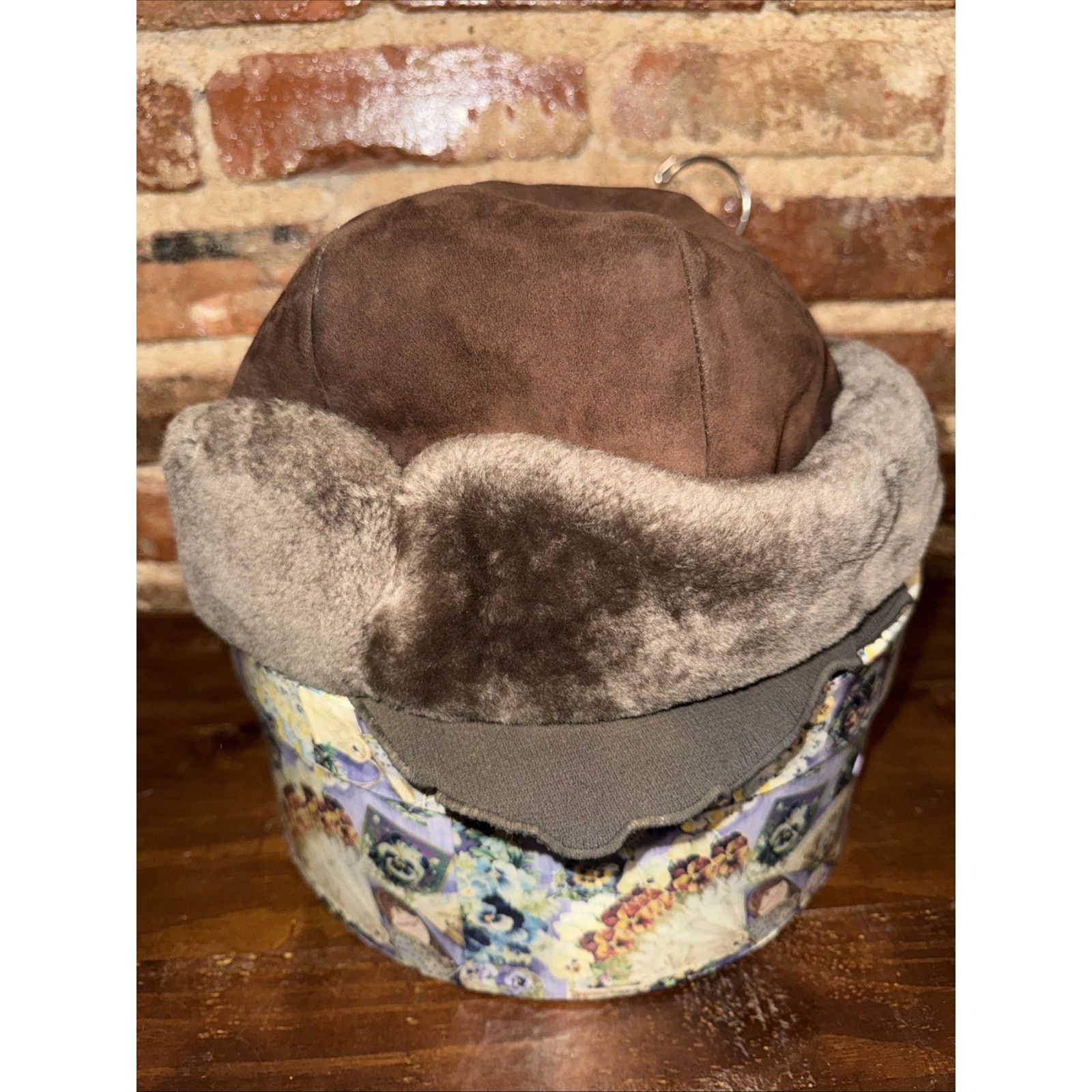 & Other Stories Vintage Men’s Russian Aviator Sheepskin Leather Hat Sz Sm Size ONE SIZE - 3 Thumbnail