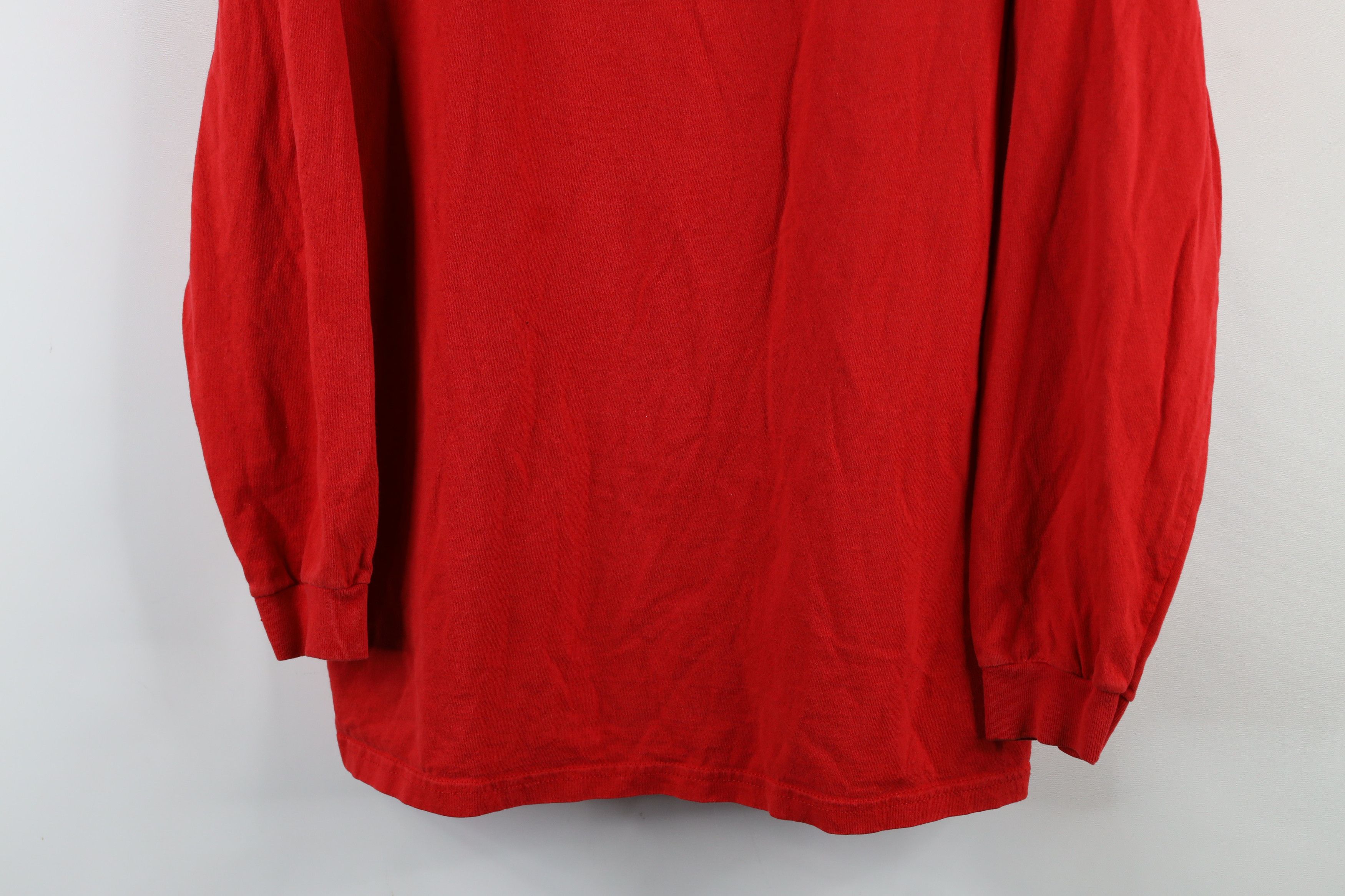 Vintage Vintage 90s University Mock Neck Long Sleeve T-Shirt US Size US L / EU 52-54 / 3 - 3 Thumbnail