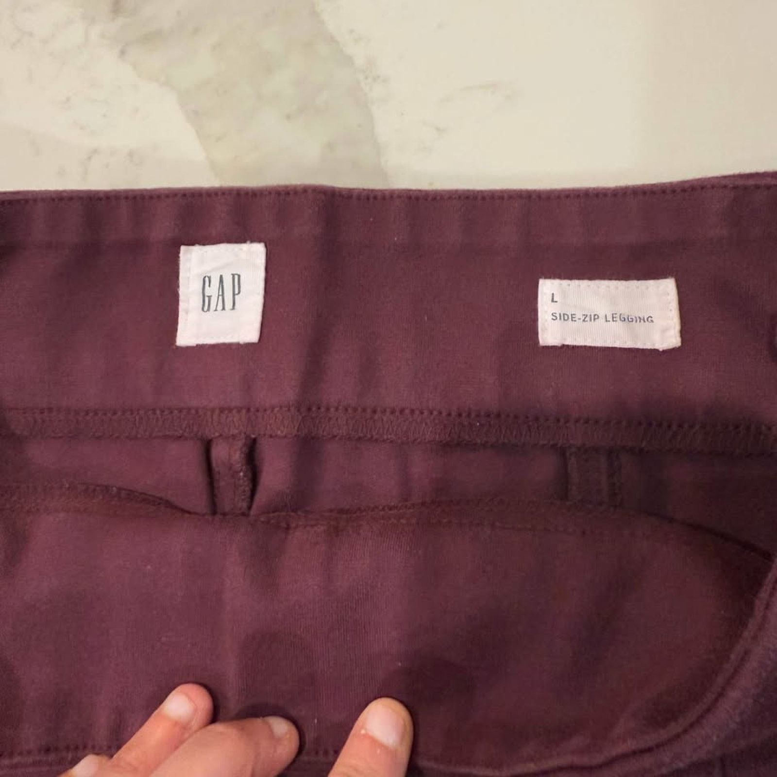 Gap Gap Corpcore Side Zip Leggings Womens Large High Waisted Size 32" / US 10 / IT 46 - 4 Thumbnail