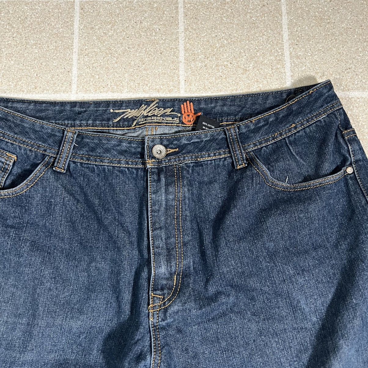 Other Miskeen Jeans 40x32 Baggy Denim Wide Leg Embroidered y2k Size US 40 / EU 56 - 6 Thumbnail
