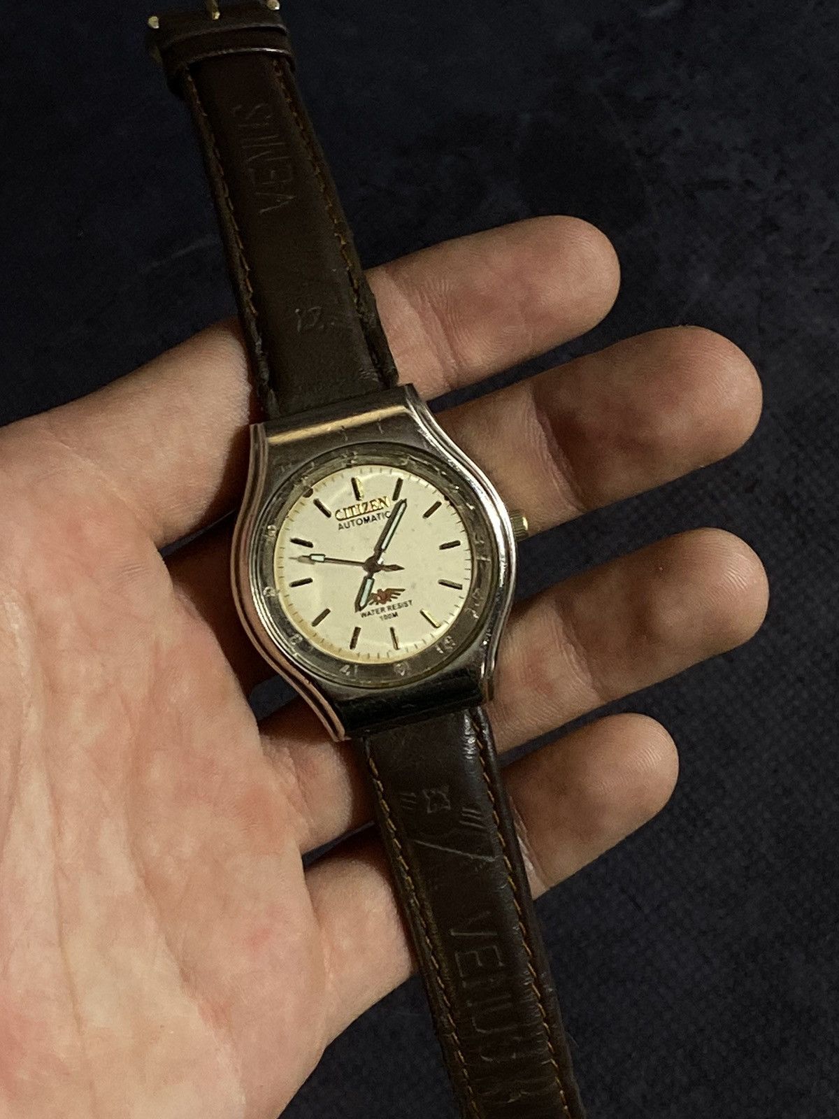 Citizen × Vintage Vintage Citizen Leather Strap Watch Japanese Brand Size ONE SIZE - 10 Thumbnail