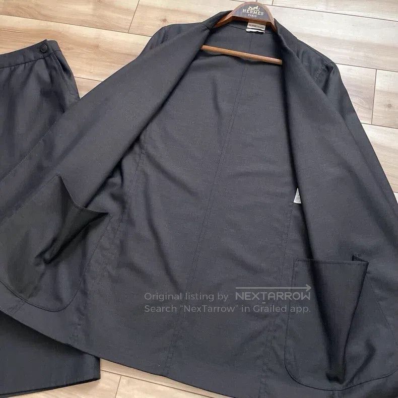 Hermes Hermes Wool and silk suit set Size XXS / US 00 / IT 34 - 3 Thumbnail