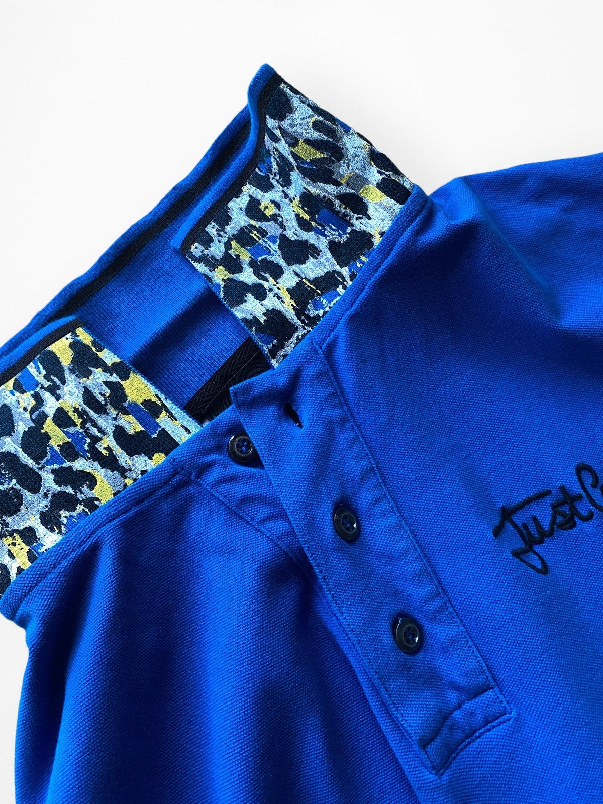 Just Cavalli Just Cavalli Callgraphy Script Logo Polo t shirt Size US XL / EU 56 / 4 - 3 Thumbnail