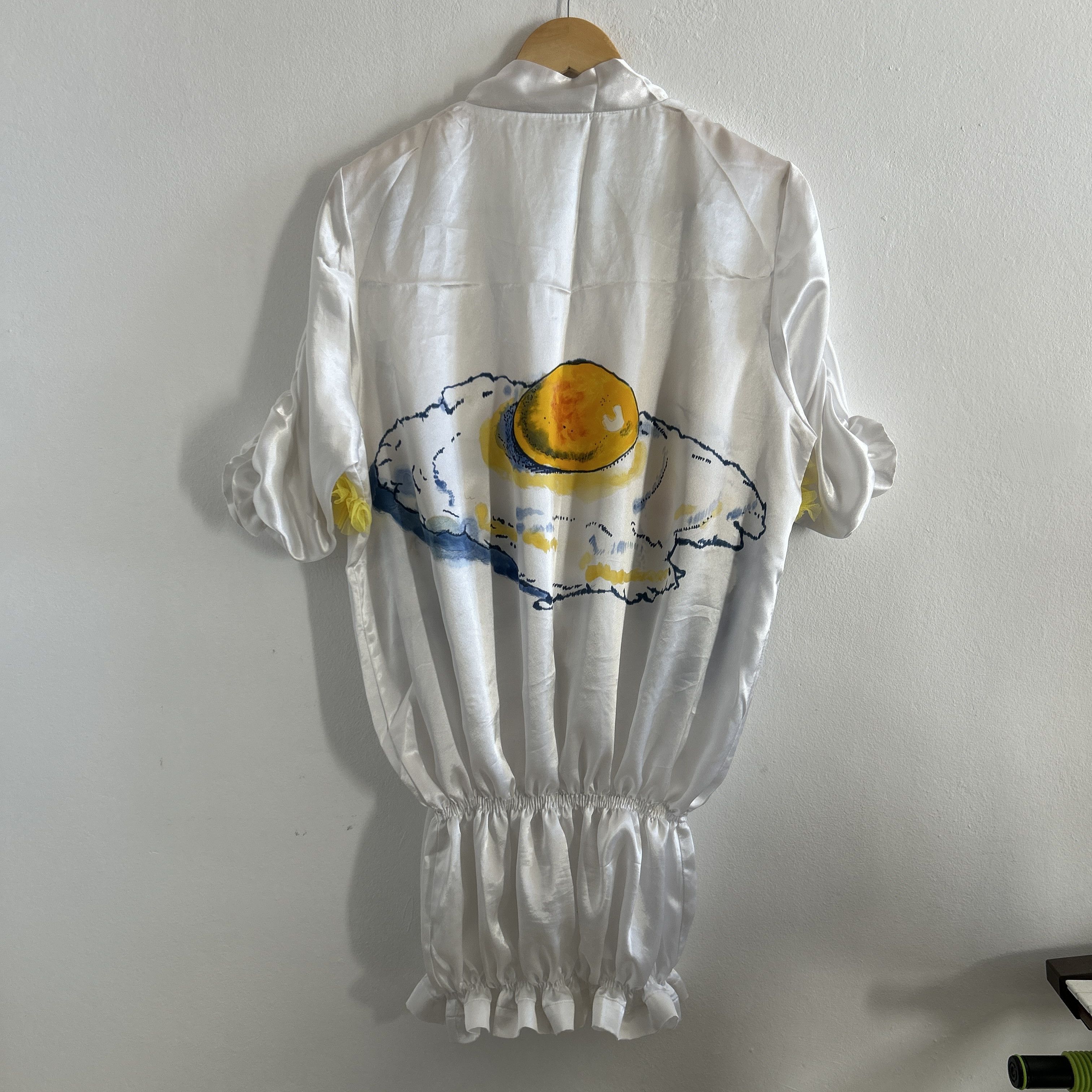 Custommade Vintage Reworked Sleep Fried Eggs Shirt Size XS / US 0-2 / IT 36-38 - 10 Thumbnail