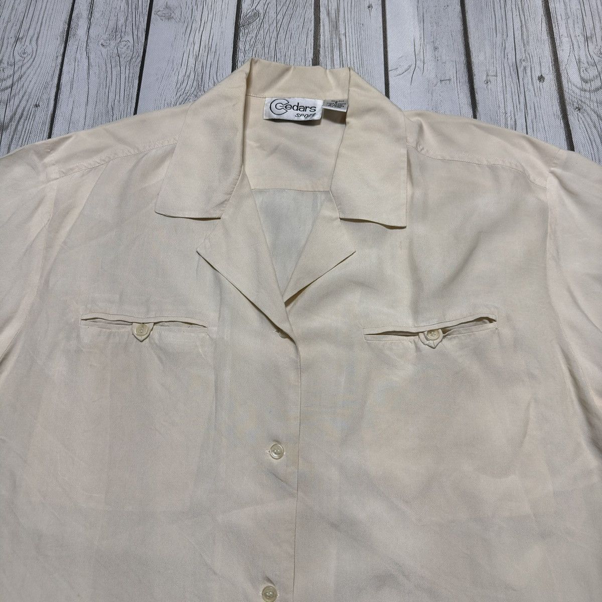 Vintage Vintage Cedars Sport silk shirt Size US S / EU 44-46 / 1 - 3 Thumbnail