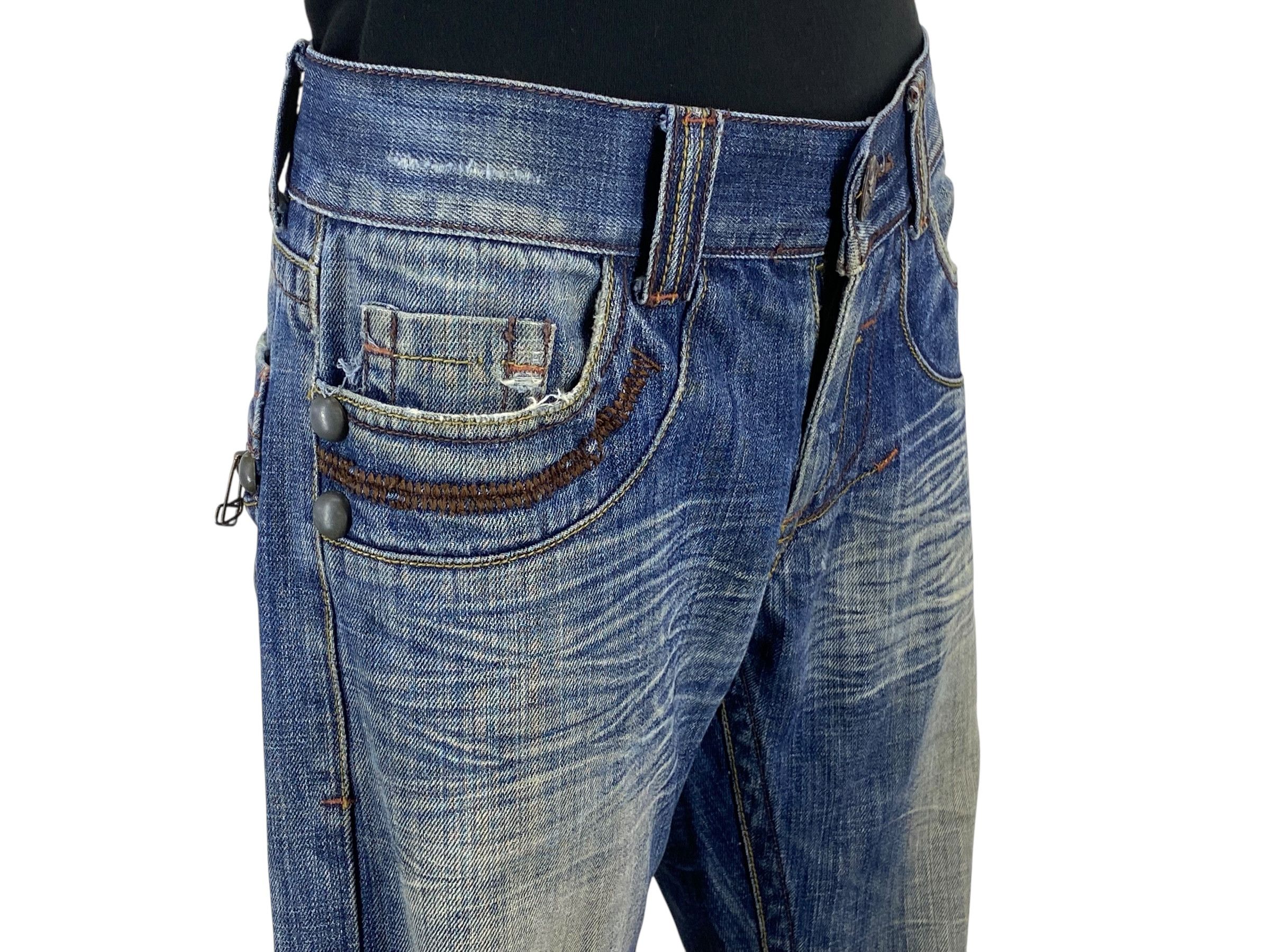 Japanese Brand Godian Jeans Distressed Jeans Size US 30 / EU 46 - 5 Thumbnail
