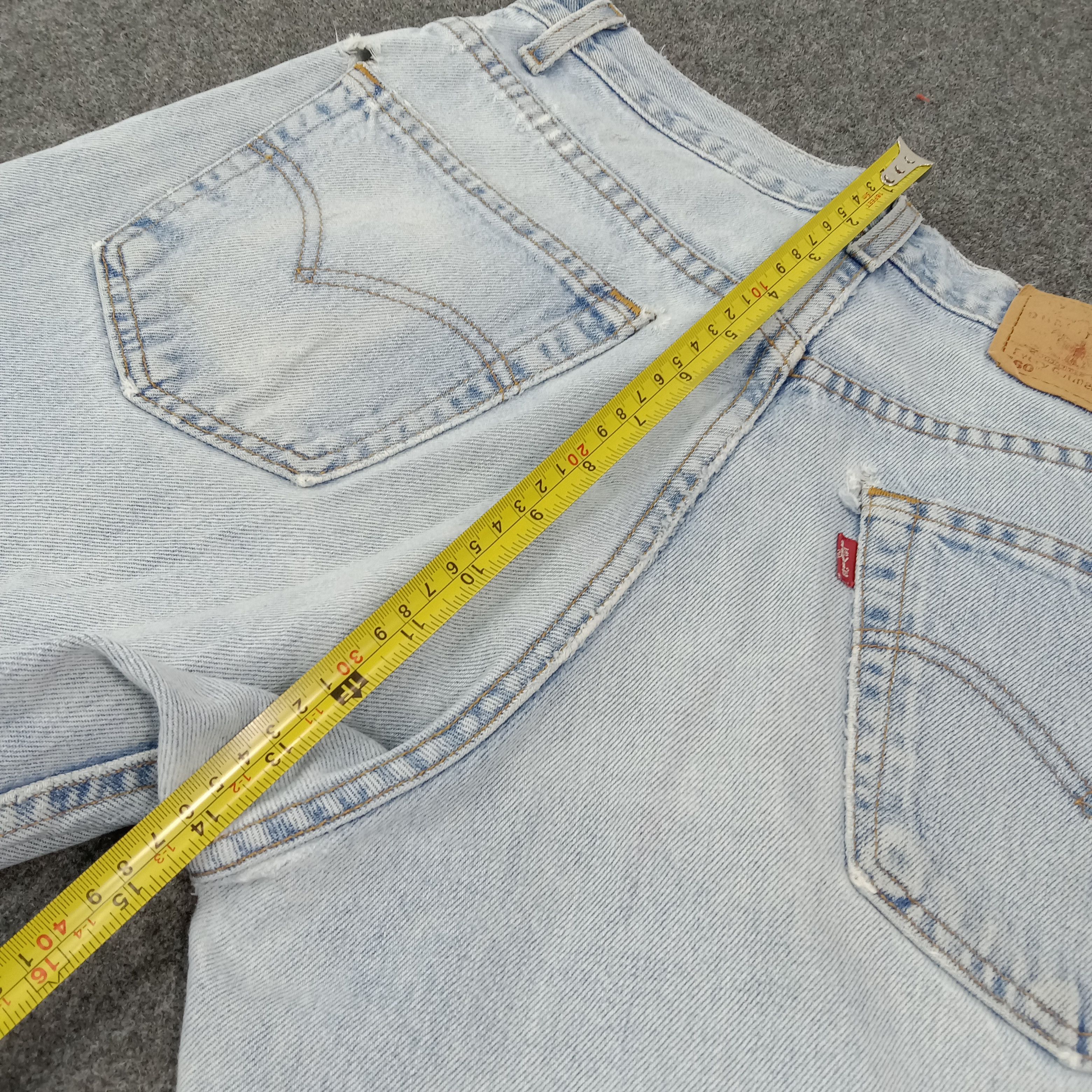 Levi's Levis 560 Red Tab Loose Fit Distressed Denim Jeans C265N10 Size US 33 - 10 Thumbnail