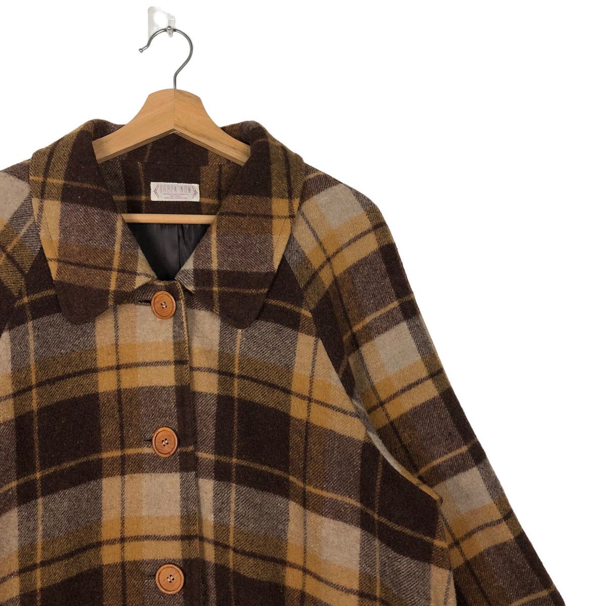 Issey Miyake 🔥90’s Tartan Design Wool Jacket Oversize Urban Issey Miyake Size US M / EU 48-50 / 2 - 5 Thumbnail