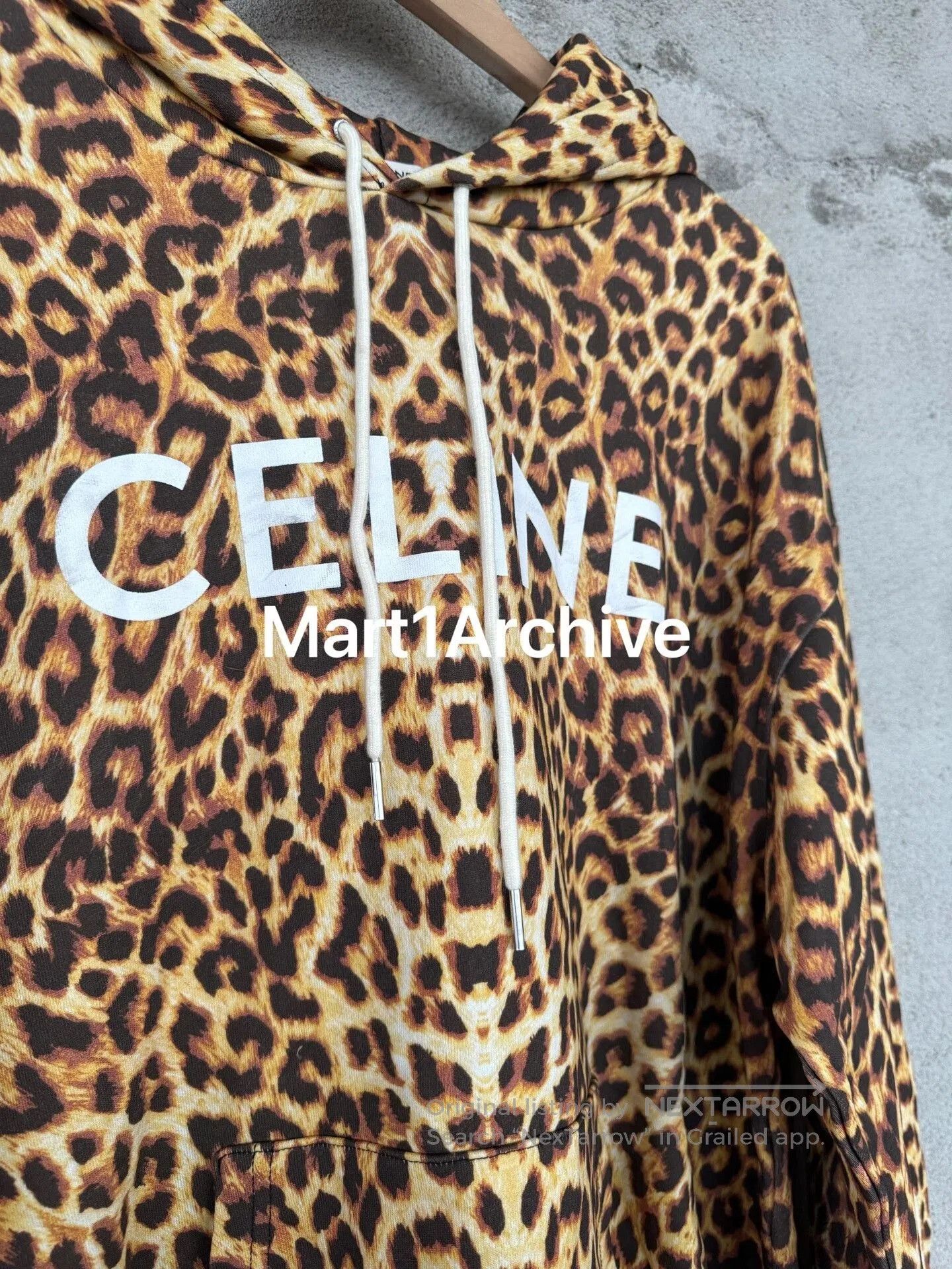 Celine Celine Leopard Print Hoodie. Size US M / EU 48-50 / 2 - 3 Thumbnail