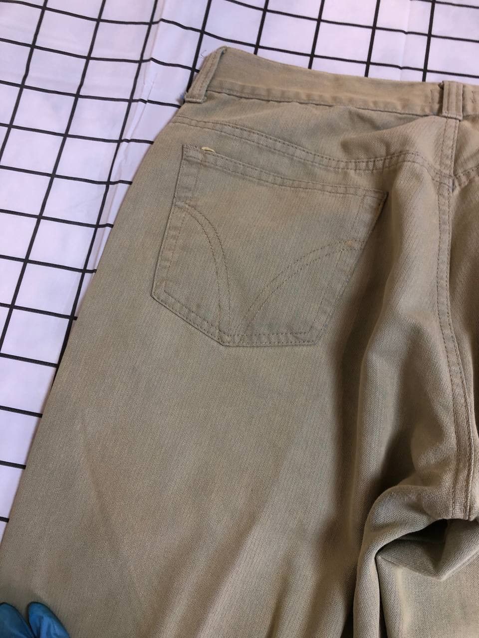 Dolce & Gabbana DOLCE & GABBANA FADED BROWN DISTRESSED DENIM JEANS Size US 36 / EU 52 - 19 Thumbnail