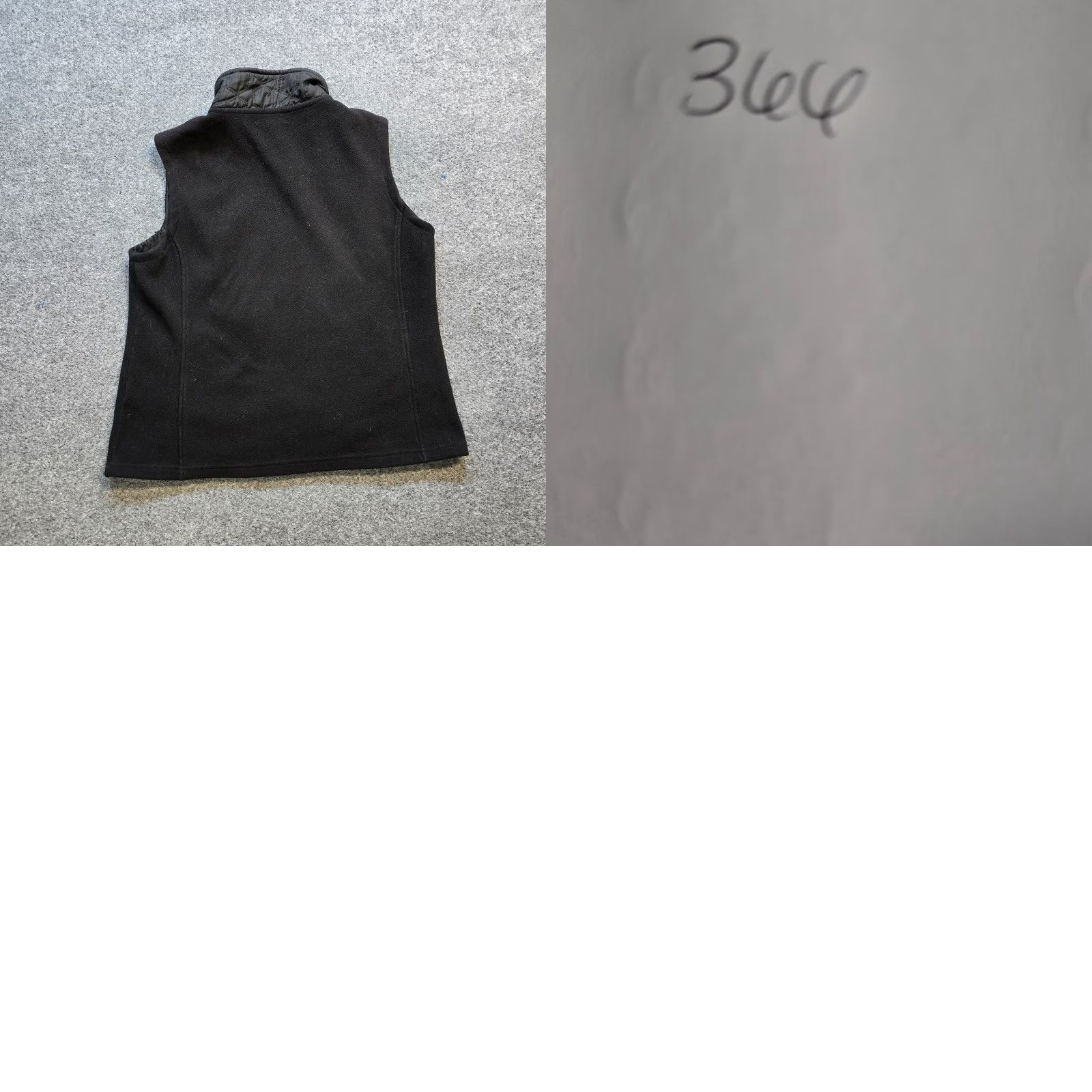 Layer 8 For Cynthia Vest Womens L Black Quilted Fleece Full Zip Layer Casual Size L / US 10 / IT 46 - 8 Thumbnail