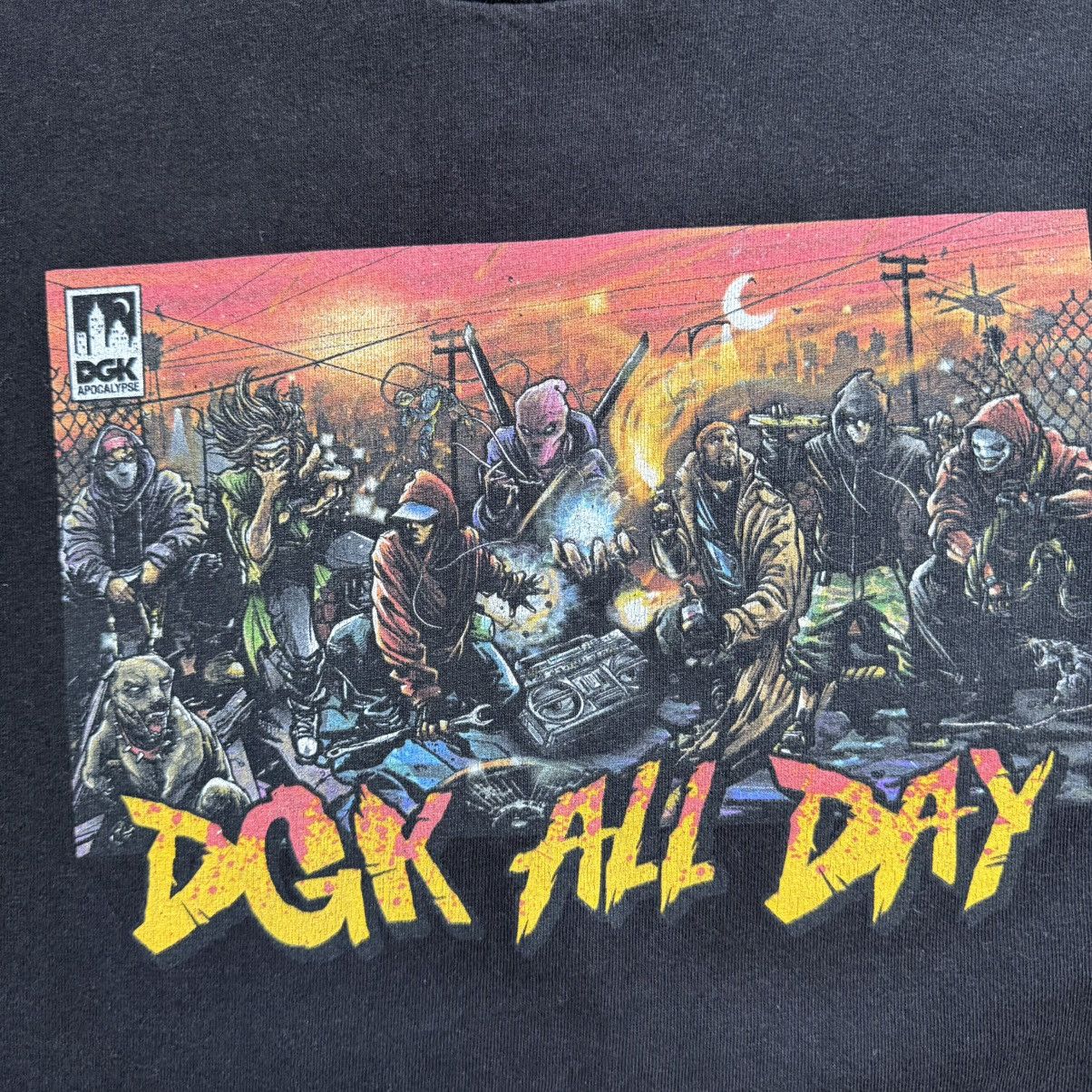 DGK DGK All Day Apocalypse T-Shirt Size US M / EU 48-50 / 2 - 3 Thumbnail