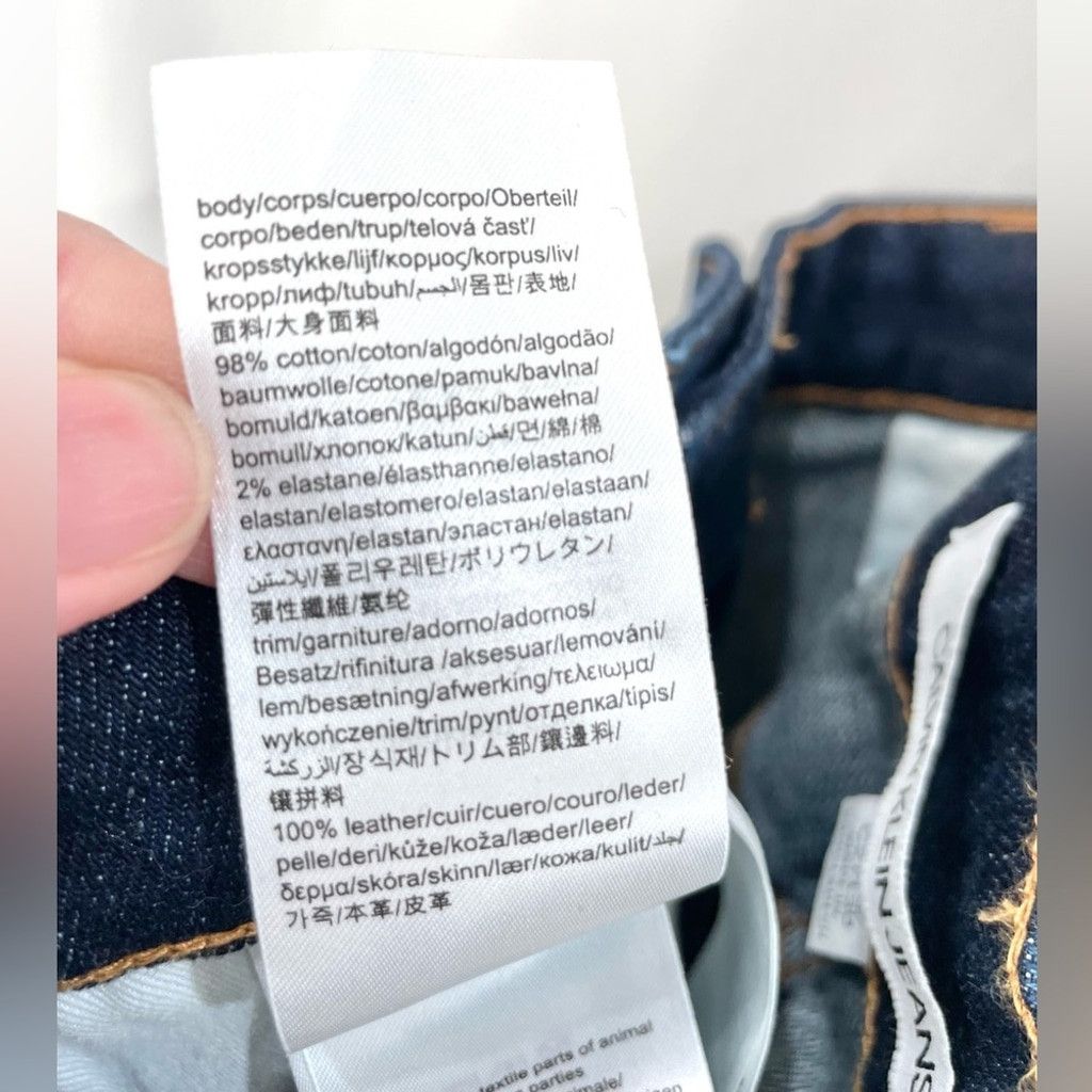 Calvin Klein Calvin Klein High Rise Straight CKJ 030 Jeans Size 27/30 Size 27" / US 4 / IT 40 - 10 Thumbnail