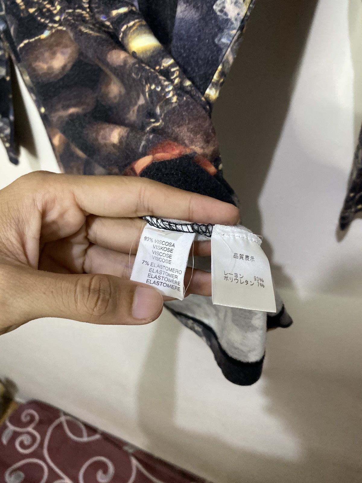 If Six Was Nine × Japanese Brand × Le Grande Bleu (L.G.B.) Vintage Y2K All Over Print Jewellery Size M / US 6-8 / IT 42-44 - 5 Thumbnail