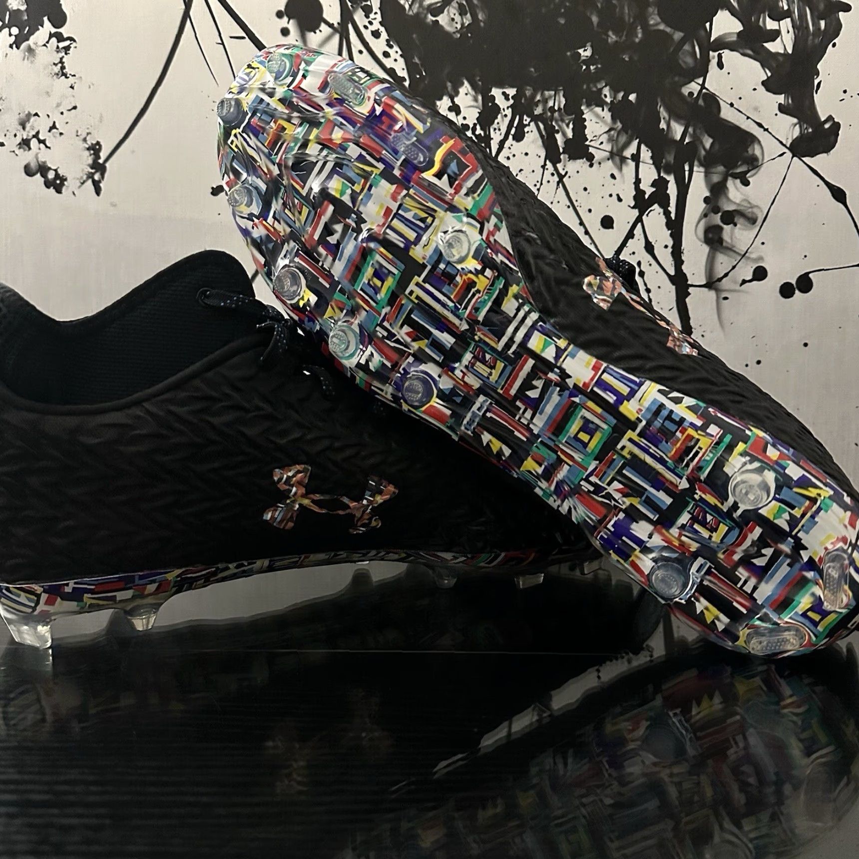 Under Armour Under Armour Spur Spotlight MC Football Cleats Size 15 Black Men's 3027294 Shoes Size US 15 / EU 48 - 7 Thumbnail