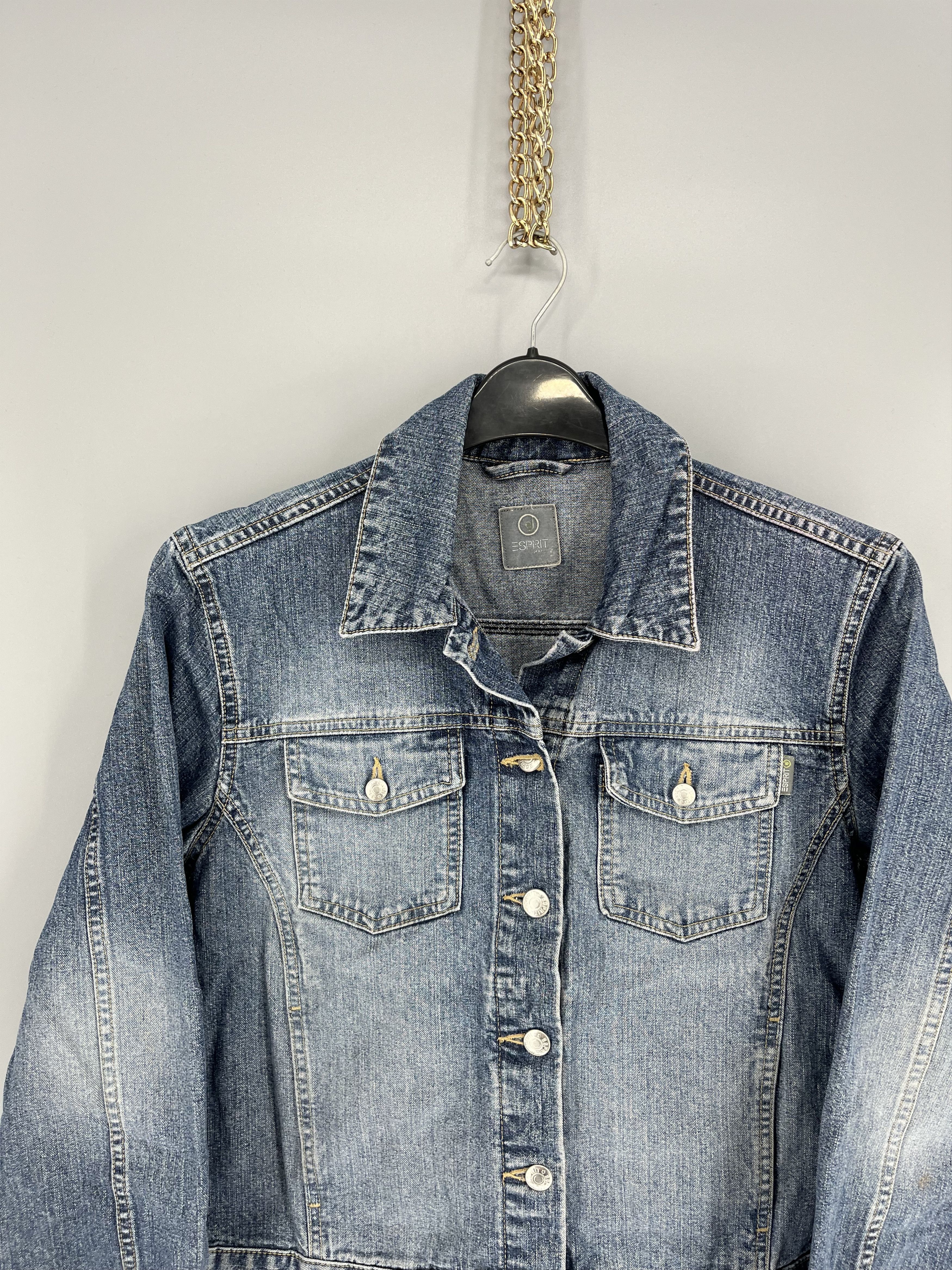 Vintage Vintage 90s Women’s Dragon Denim Jacket Size L Size L / US 10 / IT 46 - 6 Thumbnail