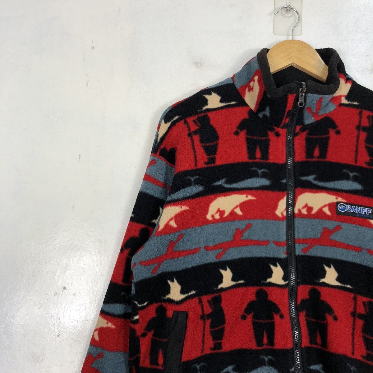 Other × Vintage Vintage Baff Abstract Crazy Design Fleece Jackets Size US M / EU 48-50 / 2 - 6 Thumbnail
