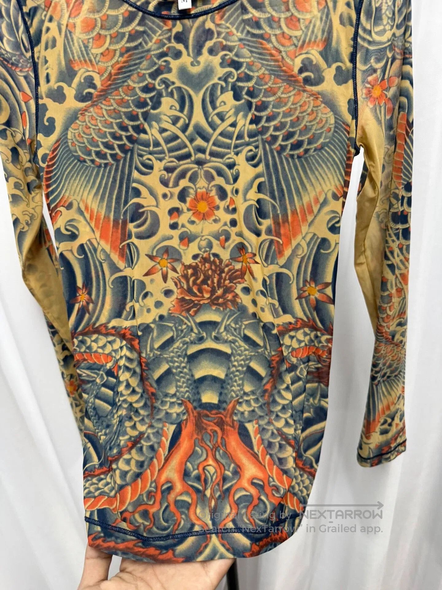 Jean Paul Gaultier Jean Paul Gaultier Dragon Tattoo Top. Size US M / EU 48-50 / 2 - 6 Thumbnail