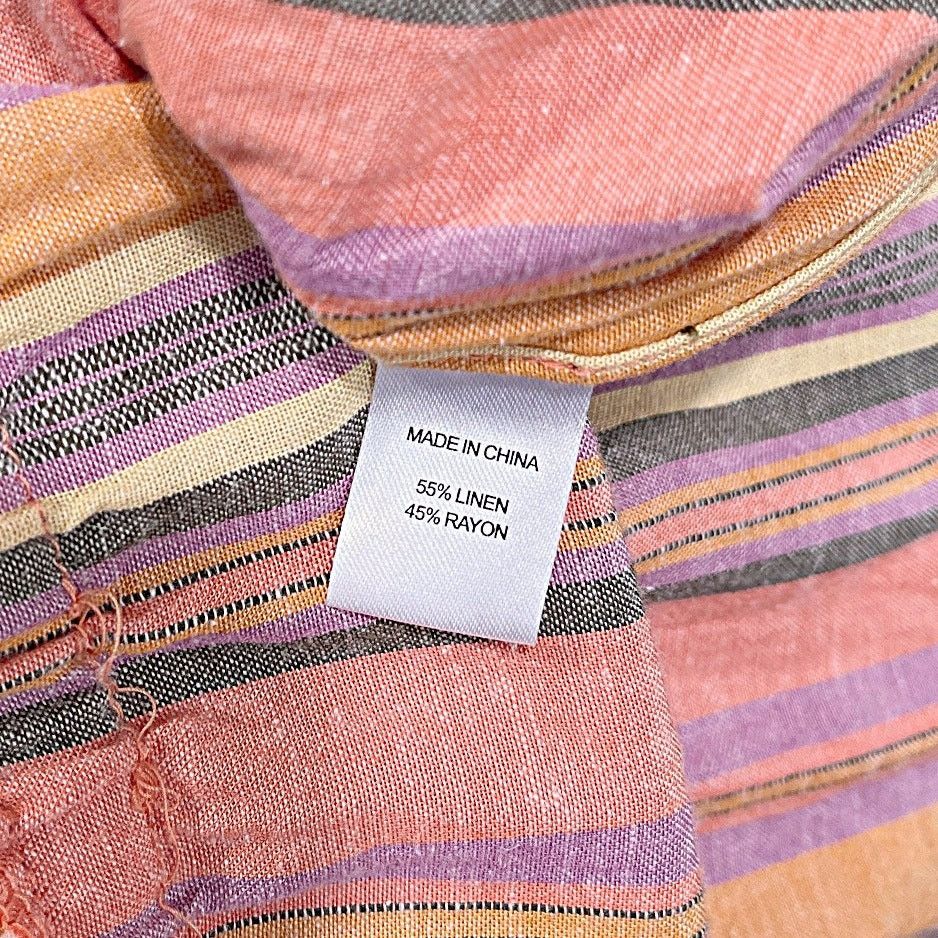 Drew DREW Emerson Linen Tube Jumpsuit Striped Womens Small Size 27" / US 4 / IT 40 - 7 Thumbnail