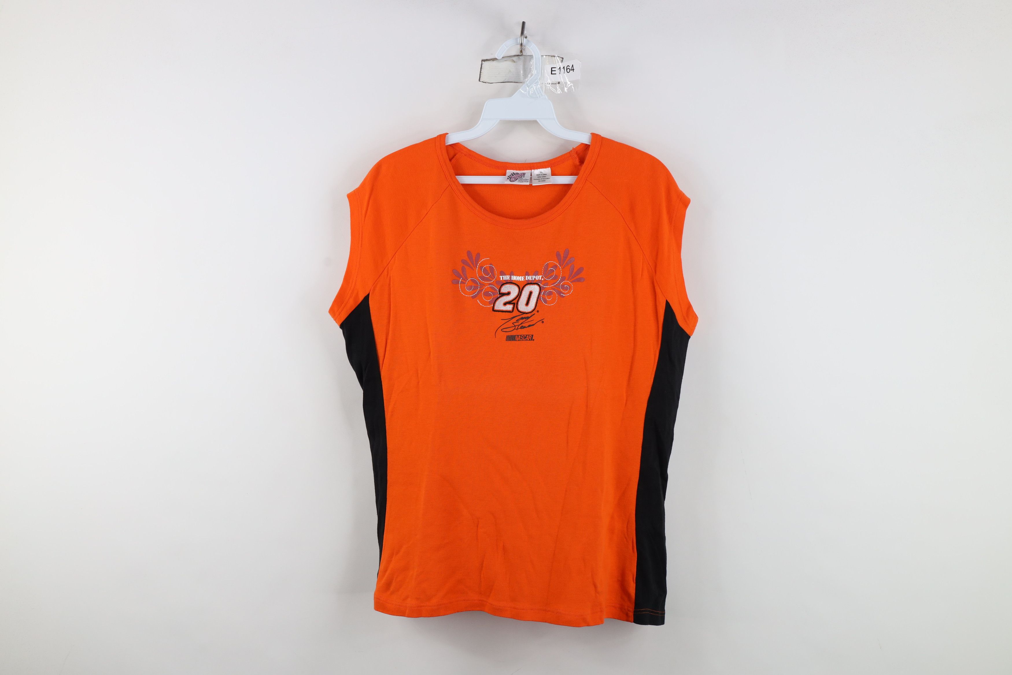 Vintage Vintage Y2K NASCAR Tony Stewart Racing Ribbed Knit T-Shirt Size XL / US 12-14 / IT 48-50 - 1 Thumbnail