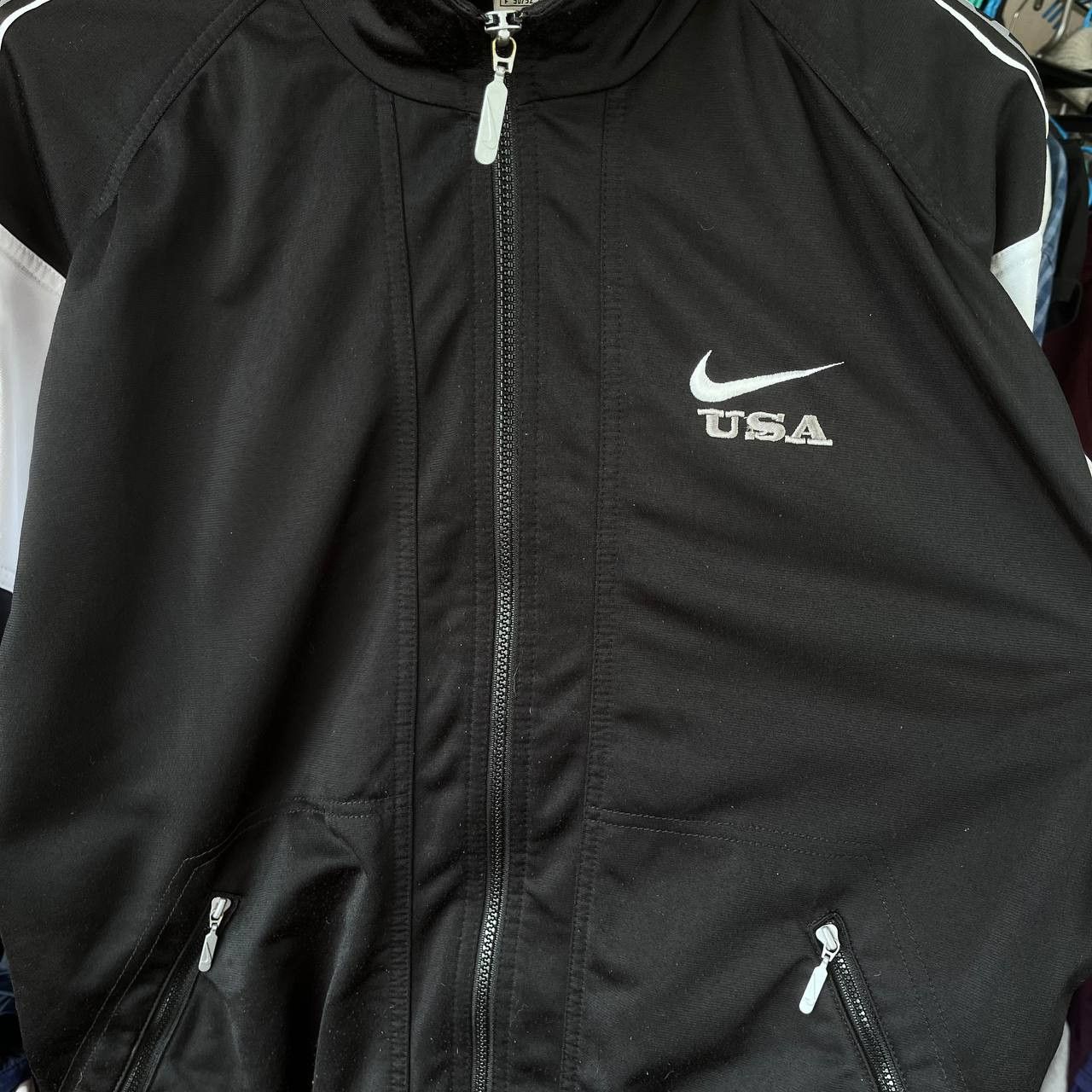 Nike Vintage 90s Nike USA Track Jacket Activewear Sportswear Size US M / EU 48-50 / 2 - 6 Thumbnail
