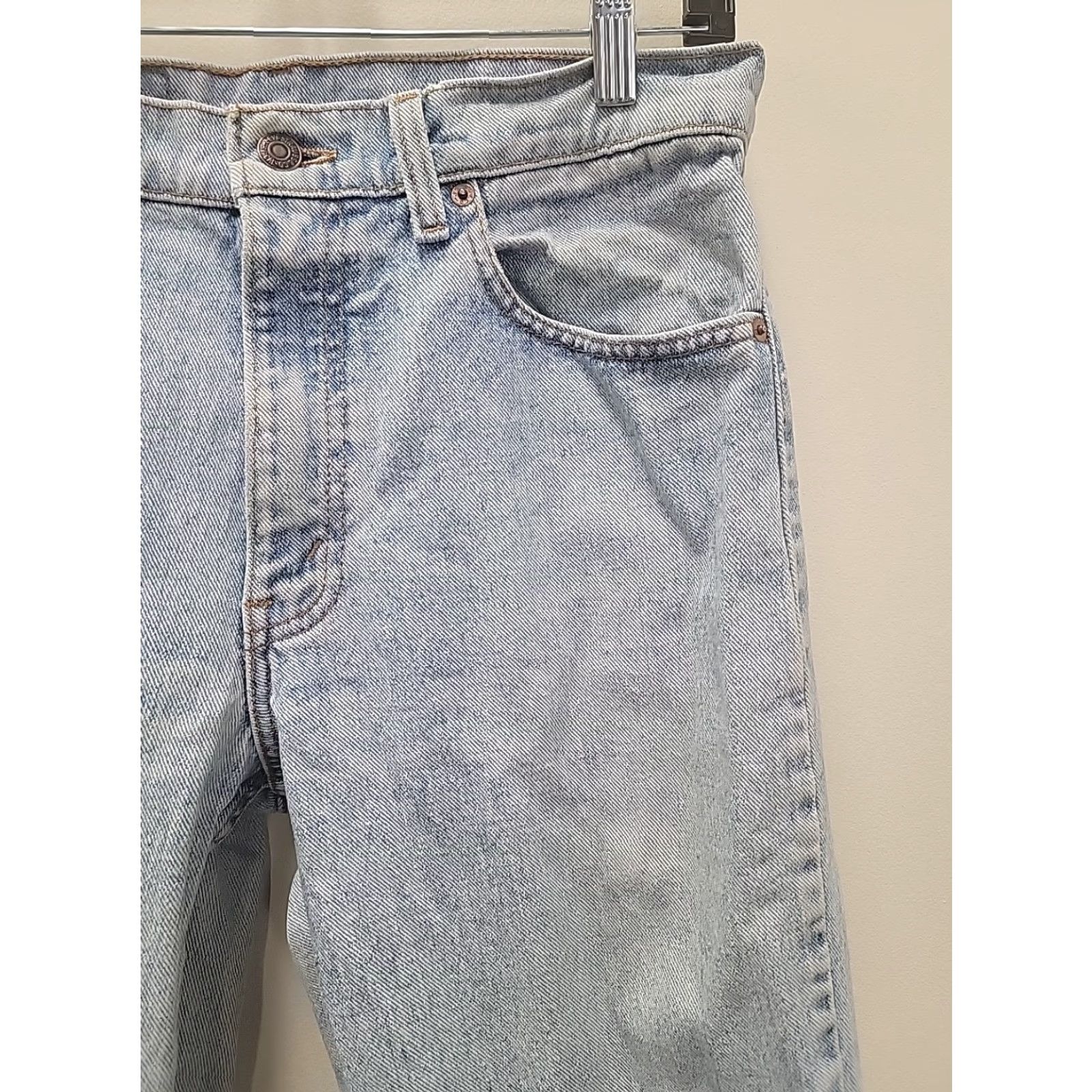 Levi's VINTAGE Levi's 500 Jeans Mens 32x34 Blue Denim 5-Pocket Made USA Everyday Comfort Regular Rise Mens Jeans Size US 32 / EU 48 - 5 Thumbnail