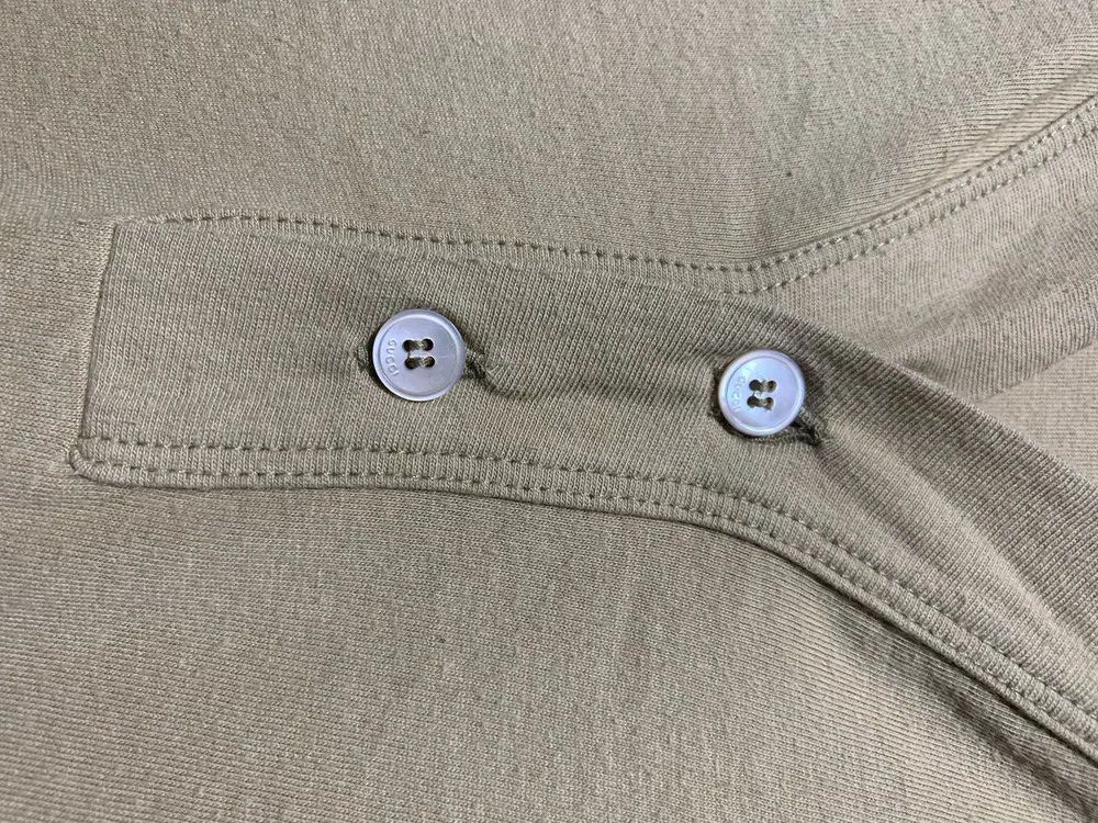 Gucci Gucci Tom Ford beige button tee Size US S / EU 44-46 / 1 - 3 Thumbnail