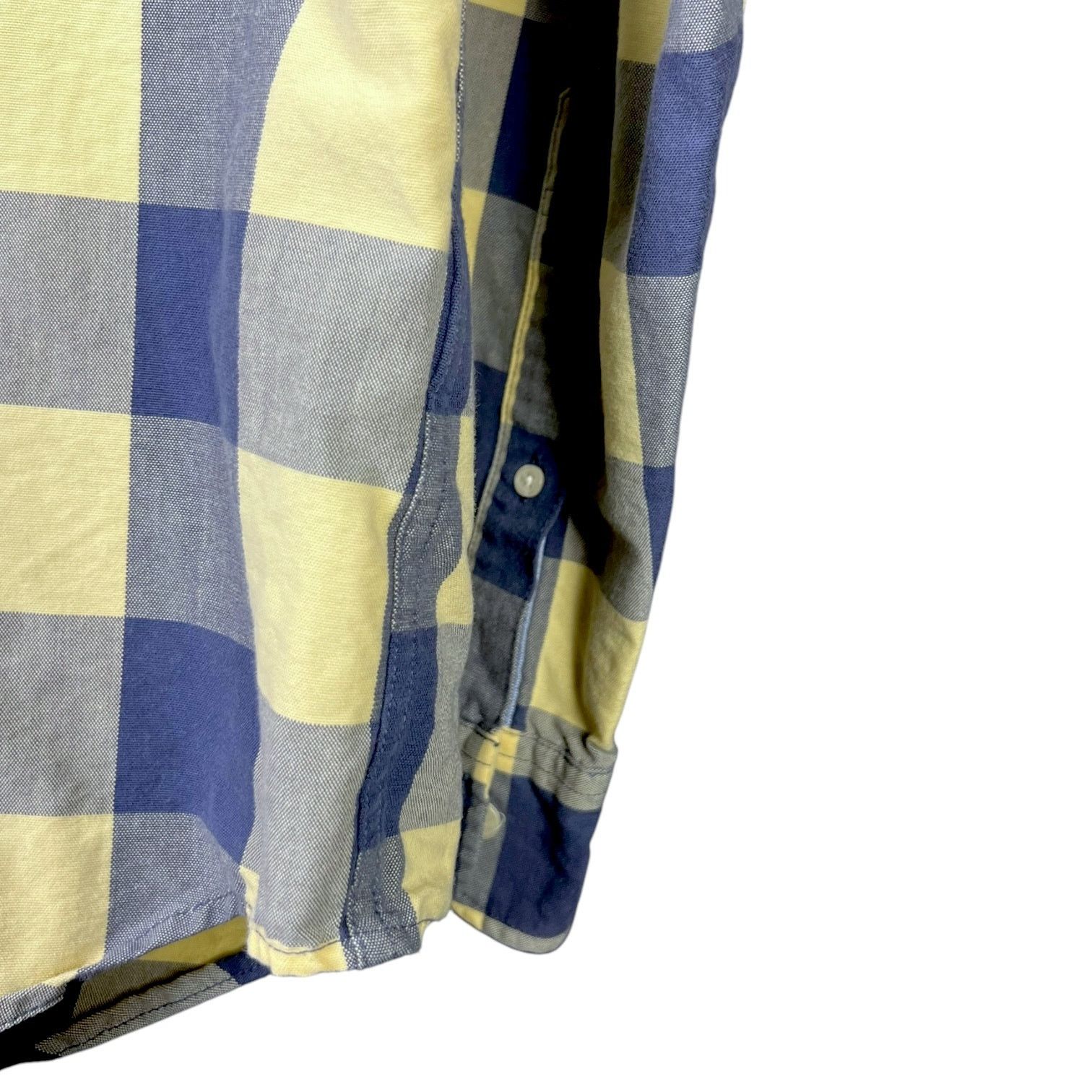Abercrombie & Fitch Men's Abercrombie & Fitch Blue Yellow Plaid Shirt - Size Med Size US M / EU 48-50 / 2 - 4 Thumbnail