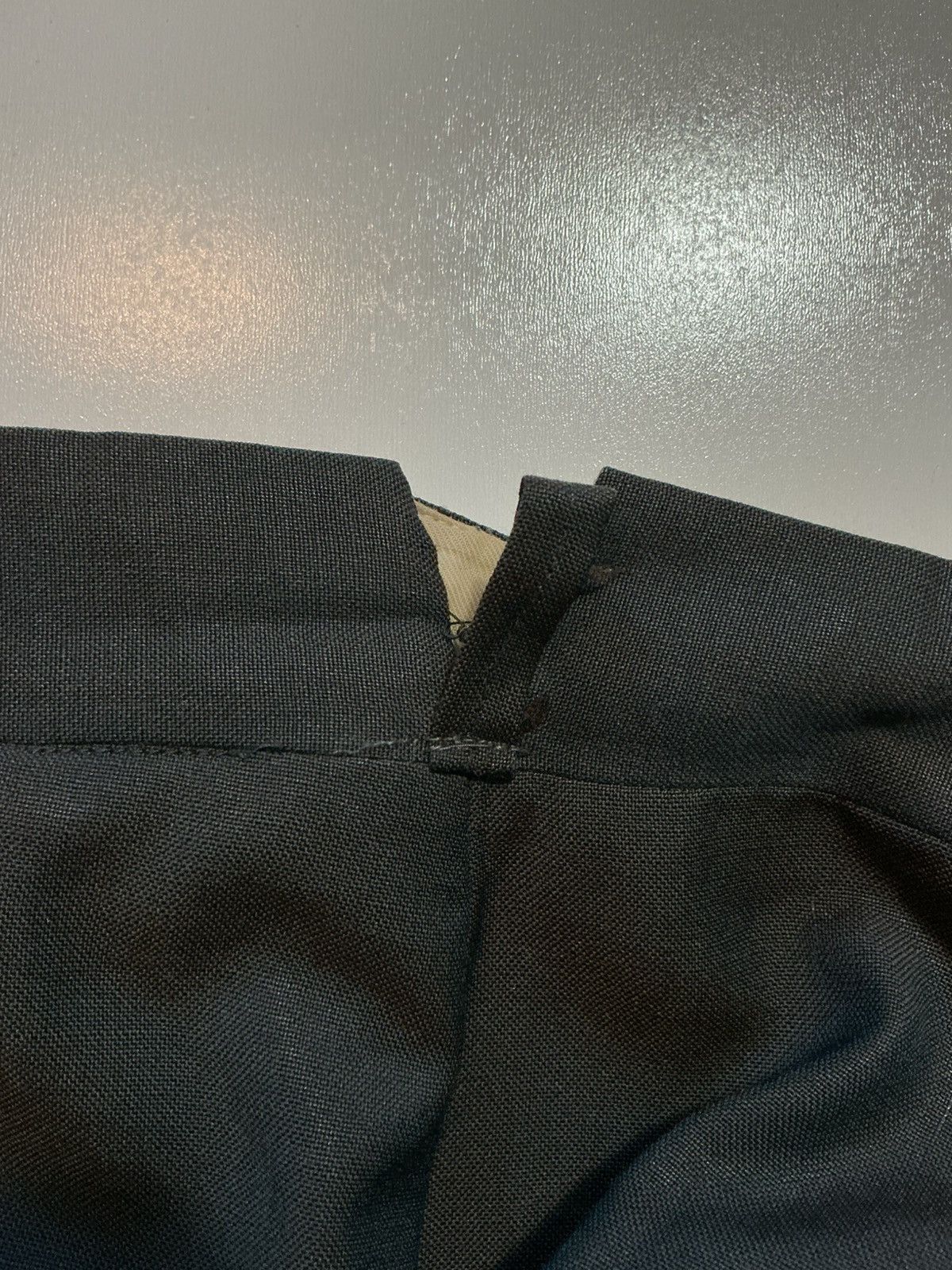 Vintage Vintage 60s Talon Zipper Cuffed Wool Hollywood Dress Pants Size US 32 / EU 48 - 15 Thumbnail