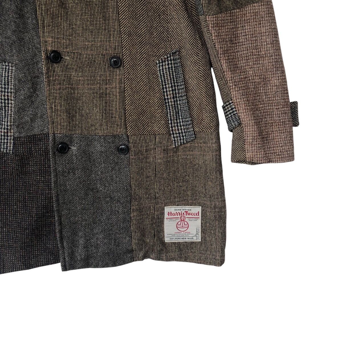Harris Tweed Harris Tweed Patch Work Jacket Size US L / EU 52-54 / 3 - 4 Thumbnail