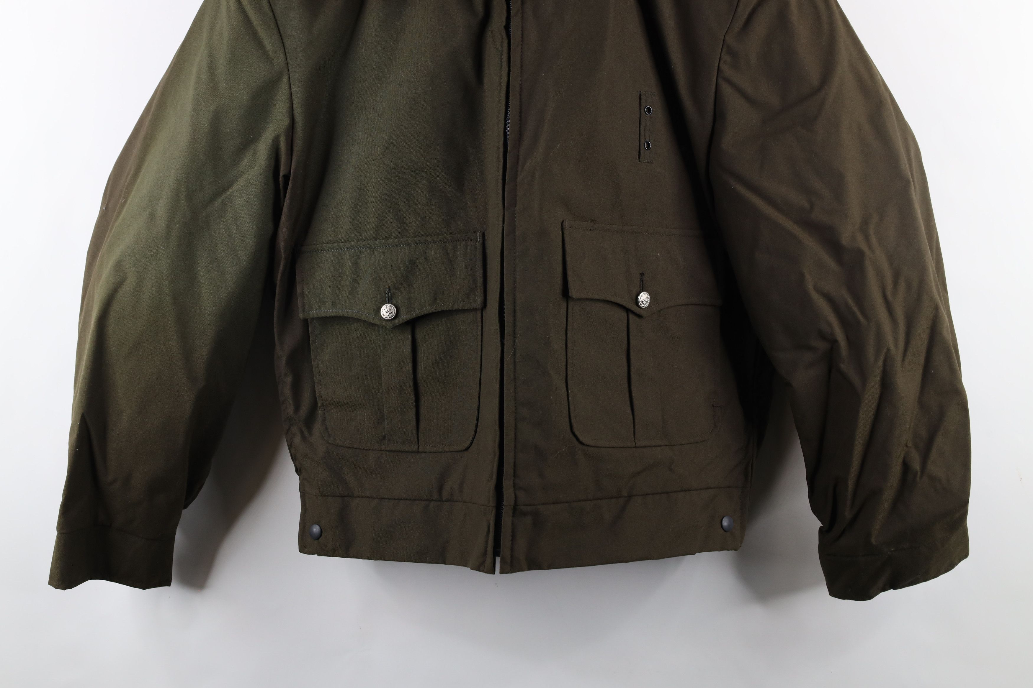 Vintage Vintage 80s 90s Streetwear Police Bomber Jacket Green USA Size US L / EU 52-54 / 3 - 3 Thumbnail