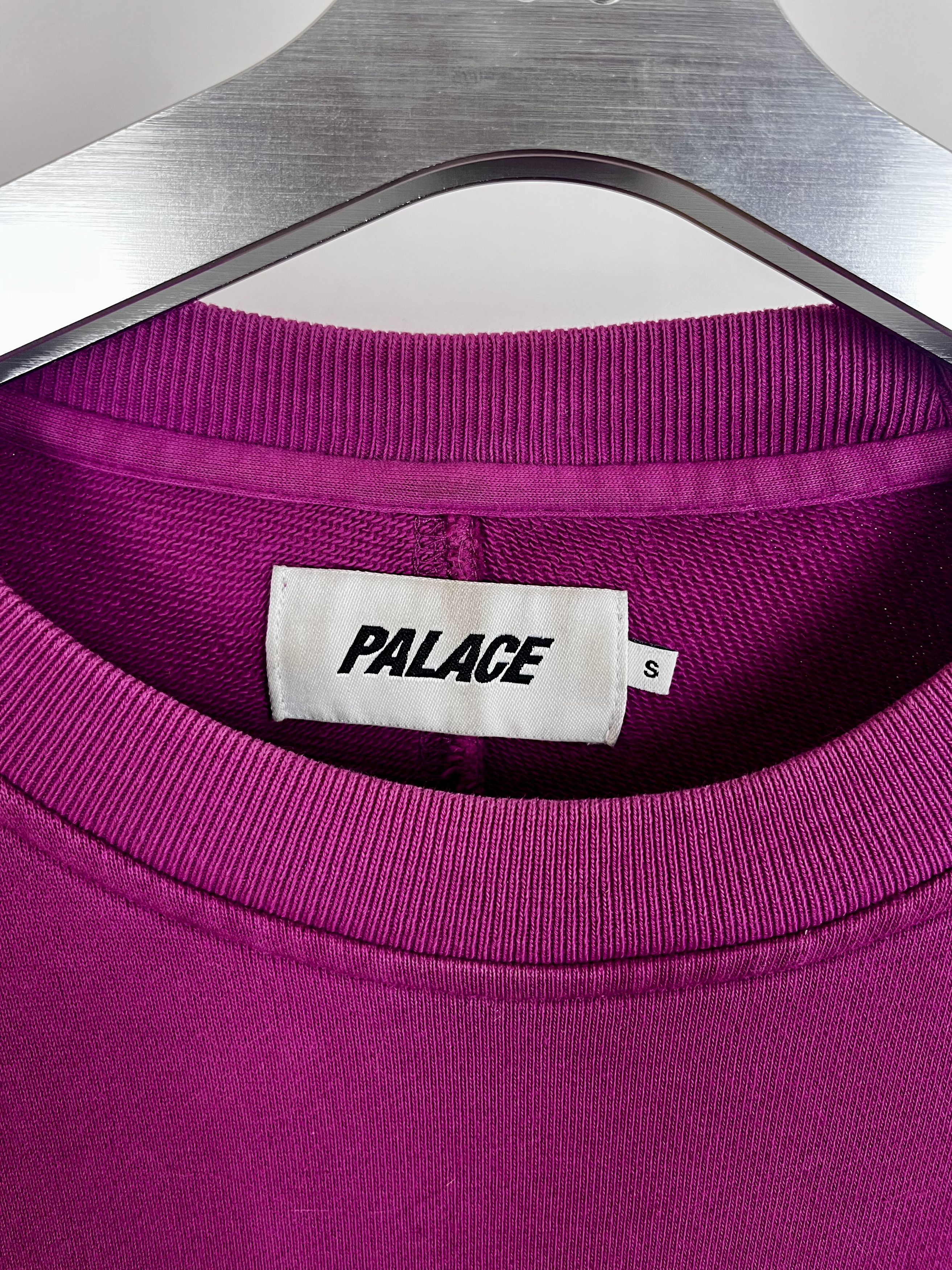 Palace Palace Two Panel Crewneck Sweatshirt - Light Purple Size US S / EU 44-46 / 1 - 3 Thumbnail