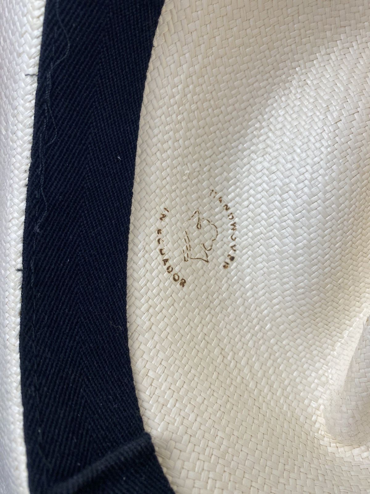 Alfred Dunhill Alfred Dunhill Genuine Panama Hat Championship Hand Woven Size ONE SIZE - 6 Thumbnail
