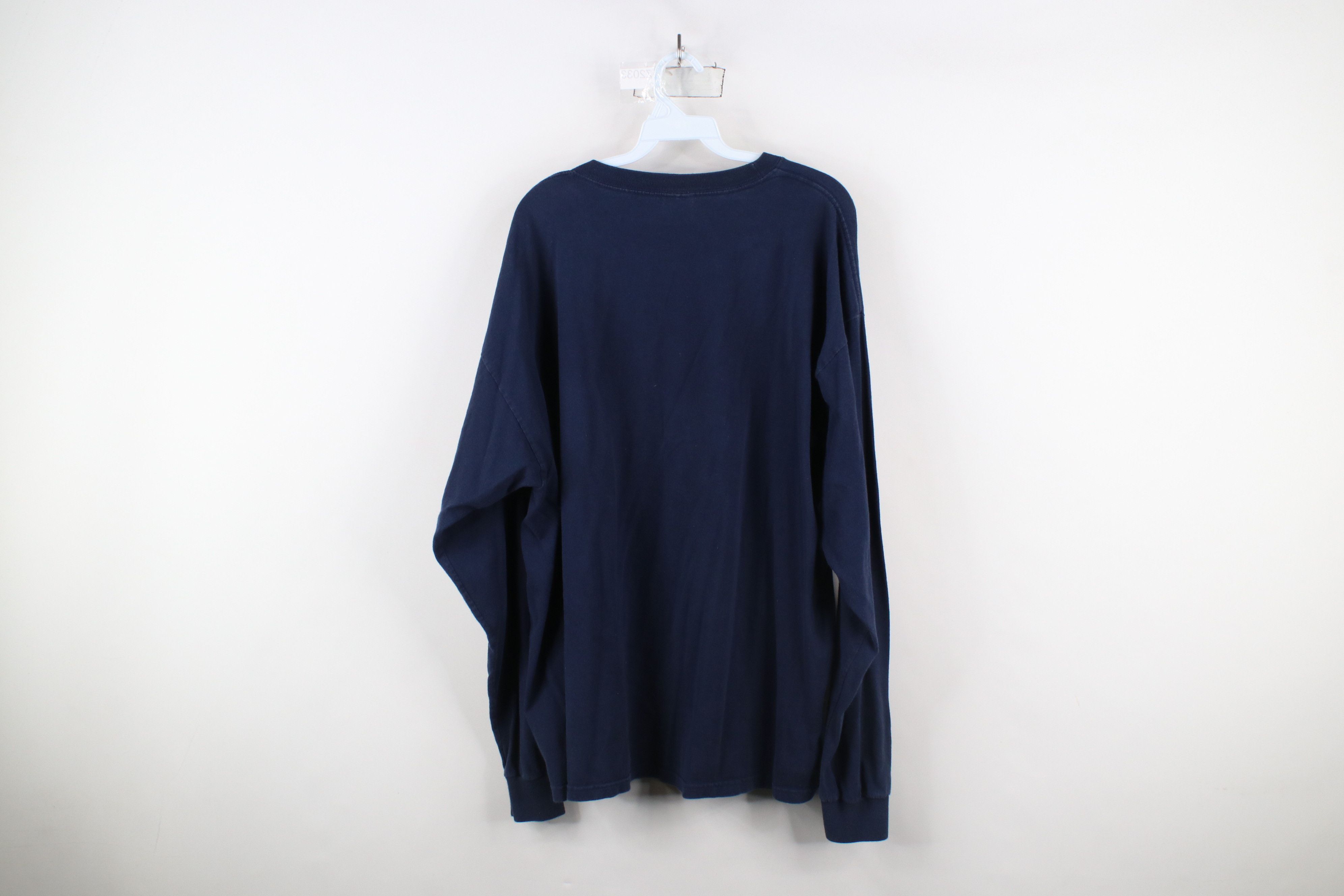 Vintage Vintage 90s Spell University of Michigan Long Sleeve T-Shirt Size US XXL / EU 58 / 5 - 8 Thumbnail