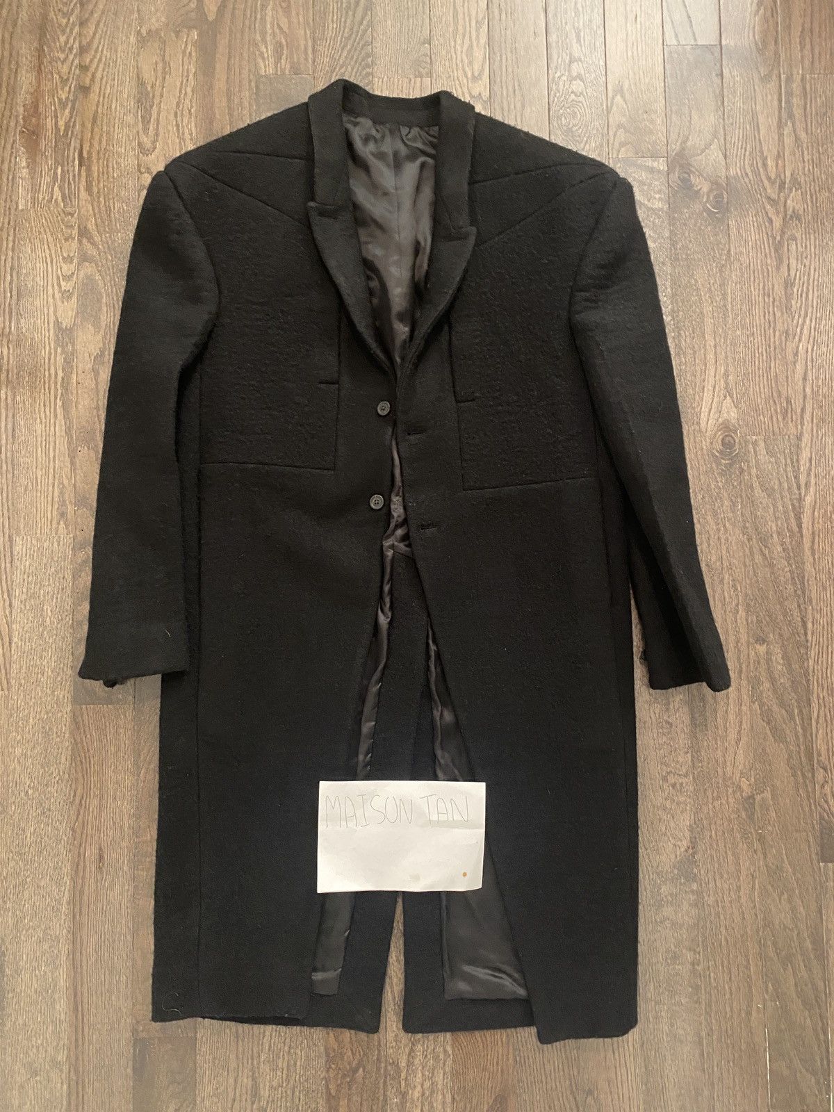 Rick Owens Rick Owens Jumbo Tatlin Coat Heavy Wool 46 Rare Size