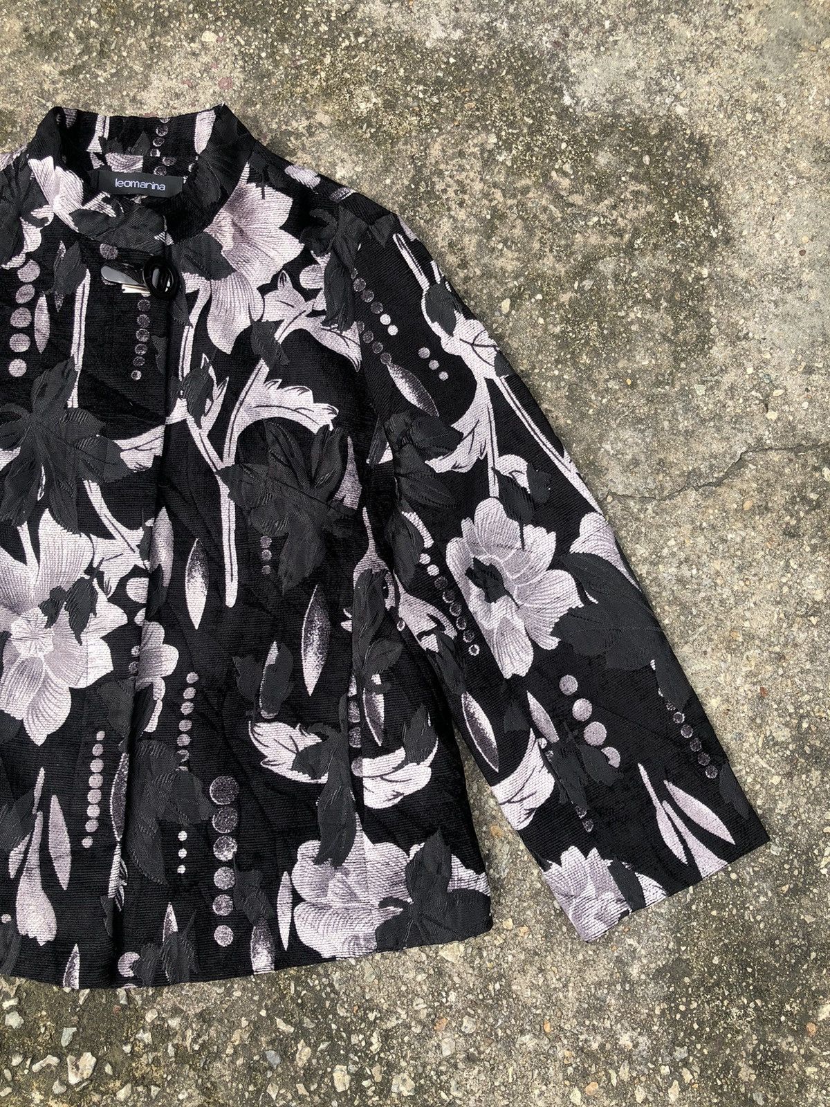 Japanese Brand × Vintage Vintage Leomarina Flower Motif Jacket Size M / US 6-8 / IT 42-44 - 5 Thumbnail