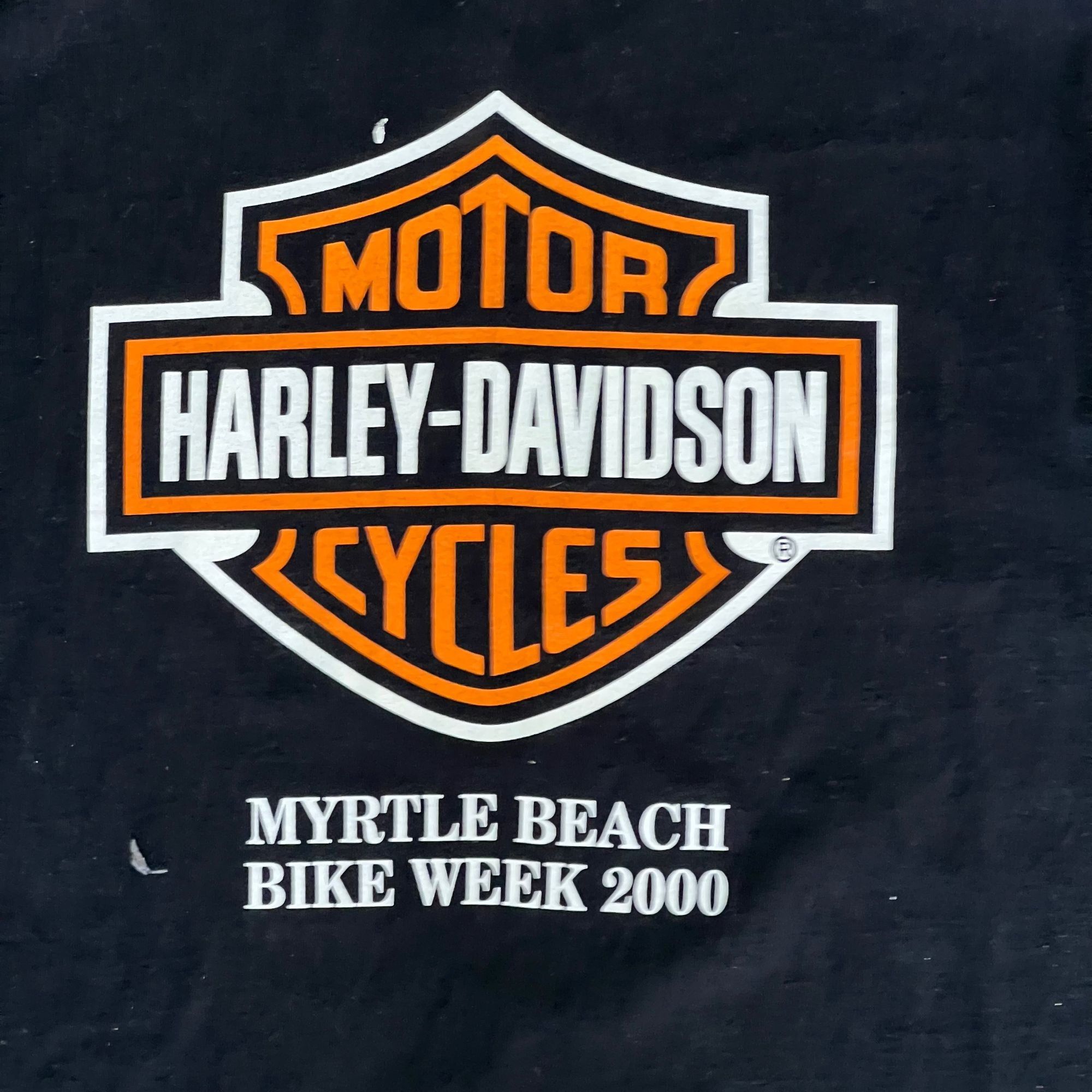 Harley Davidson × Vintage Vintage 2000s Distressed Harley Davidson Graphic Tee Size US L / EU 52-54 / 3 - 6 Thumbnail