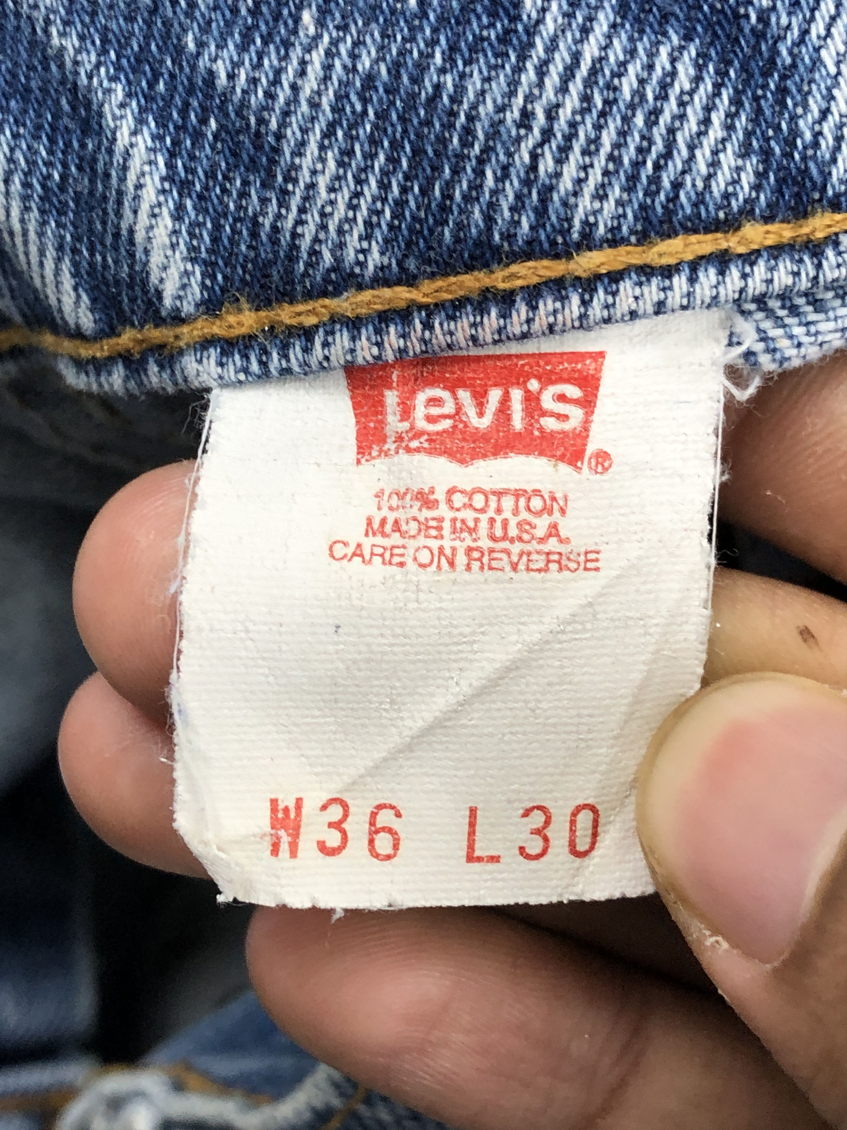 Levi's × Vintage Vintage 90s Levis 517 Orange Tab Flare Jeans DP2372 Size US 34 / EU 50 - 6 Thumbnail