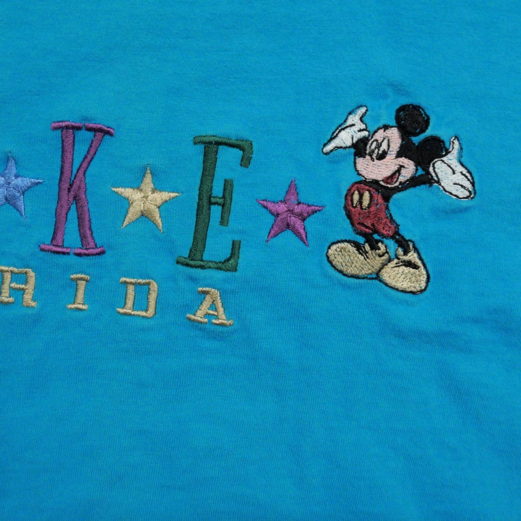 Disney VINTAGE Disney Mickey Mouse T-Shirt Mens L Blue 90s Classic Cotton Short Sleeve Henley Size US L / EU 52-54 / 3 - 3 Thumbnail