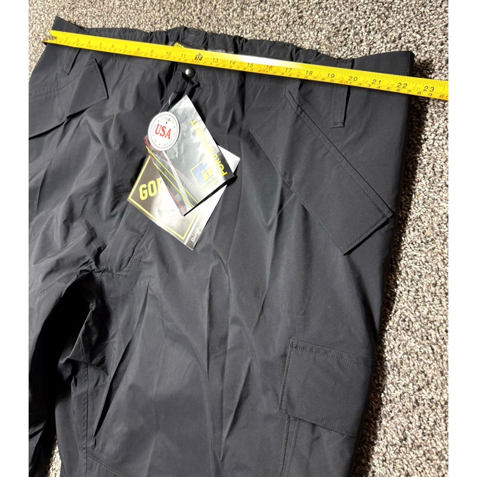 Vintage Forum Industries Gore Tex Pants Mens 2XL Black Shell Zip Ankle NEW NWT Size US 39 - 5 Thumbnail