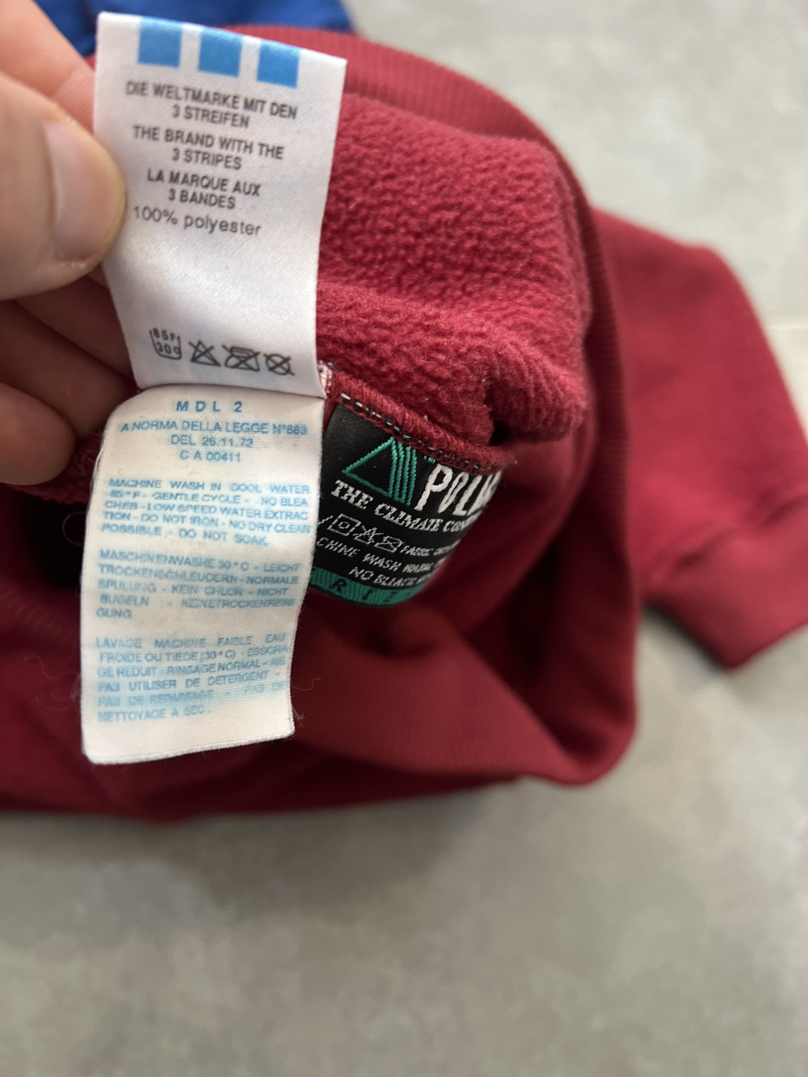 Adidas Vintage 1992 Adidas Adventure Fleece sweatshirt Size US S / EU 44-46 / 1 - 12 Thumbnail