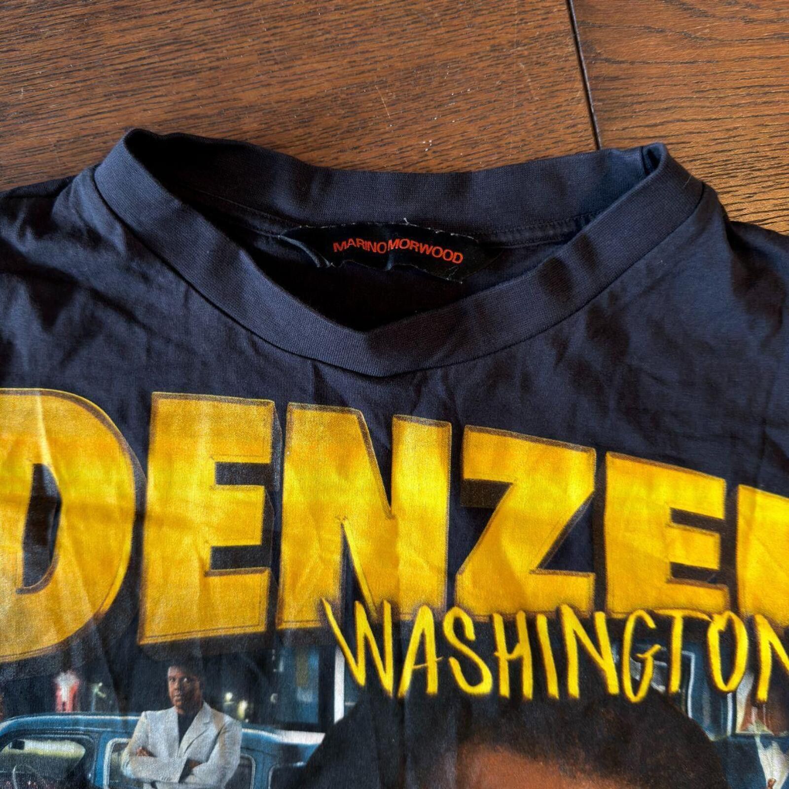 Marino Morwood Marino Morwood Denzel Washington Graphic Tee Size US XL / EU 56 / 4 - 2 Thumbnail