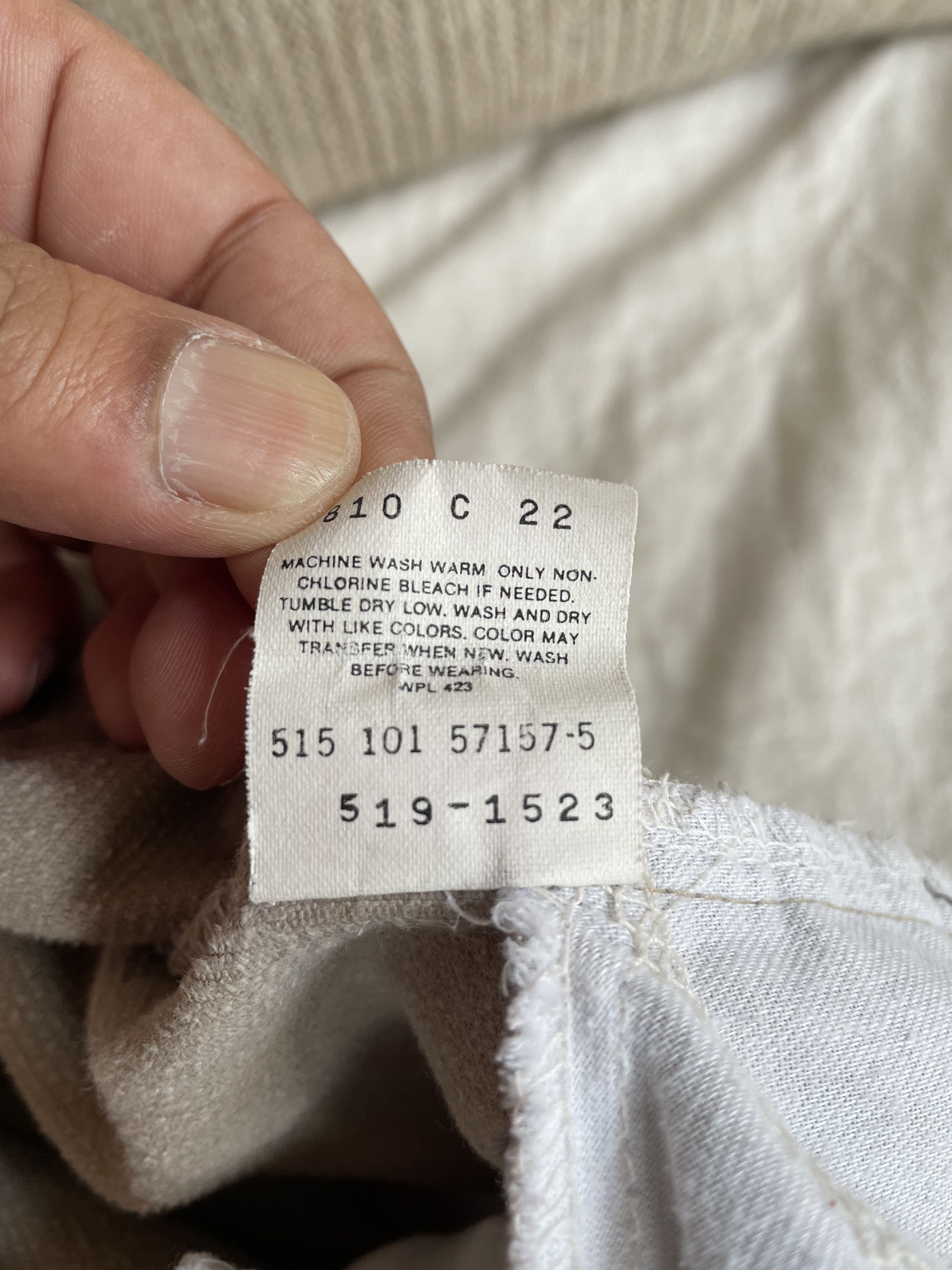 Levi's × Vintage 519 White Tab 5-pocket Corduroys Size US 38 / EU 54 - 11 Thumbnail