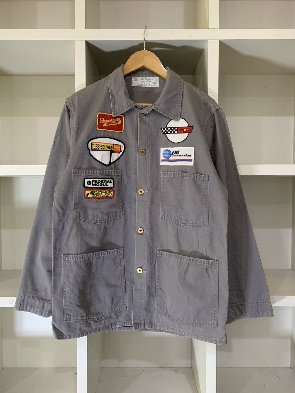 Vintage Patch Worker Jacket