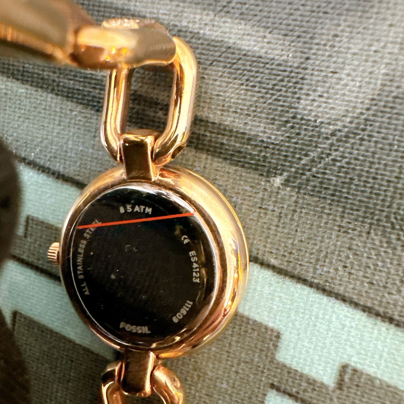 Fossil Fossil ES4123 Women's Rose Gold Stainless Steel Watch Size ONE SIZE - 5 Thumbnail
