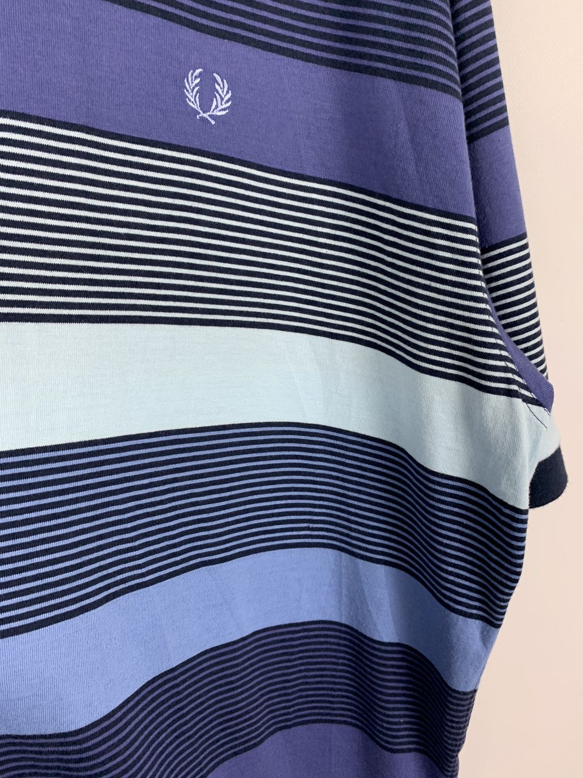Fred Perry Vintage Fred Perry Striped Polo Luxury casual Size US XXL / EU 58 / 5 - 9 Thumbnail