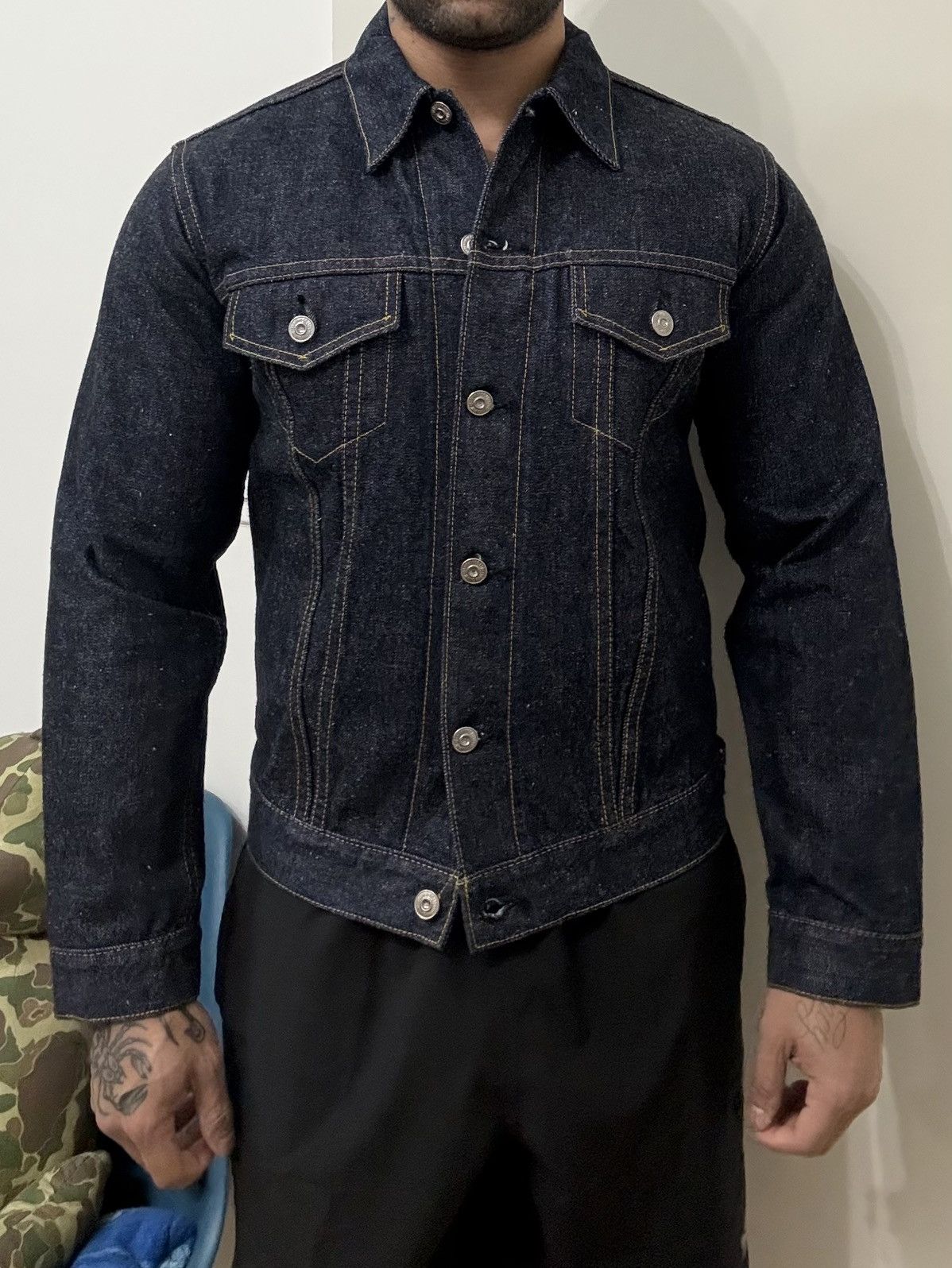 Samurai Jeans Selvedge Type III Denim Jacket Size US M / EU 48-50 / 2 - 6 Thumbnail