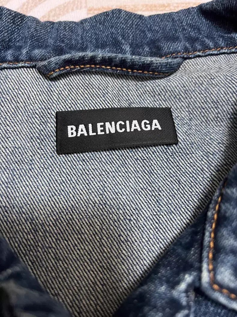 Balenciaga Balenciaga Classic style denim jacket Size US M / EU 48-50 / 2 - 2 Thumbnail