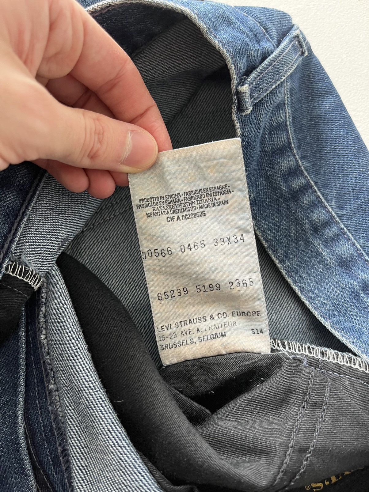 Levi's Vintage 90s levis sta-prest flared low rise jeans Y2K Size US 33 - 6 Thumbnail