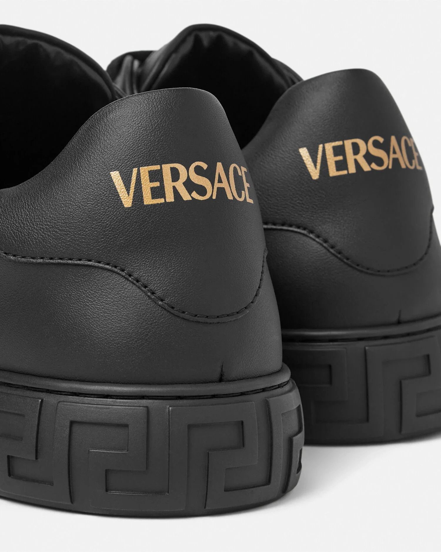 Versace os11x0326 Studded Greca Sneakers in Black Size US 9 / EU 42 - 6 Thumbnail